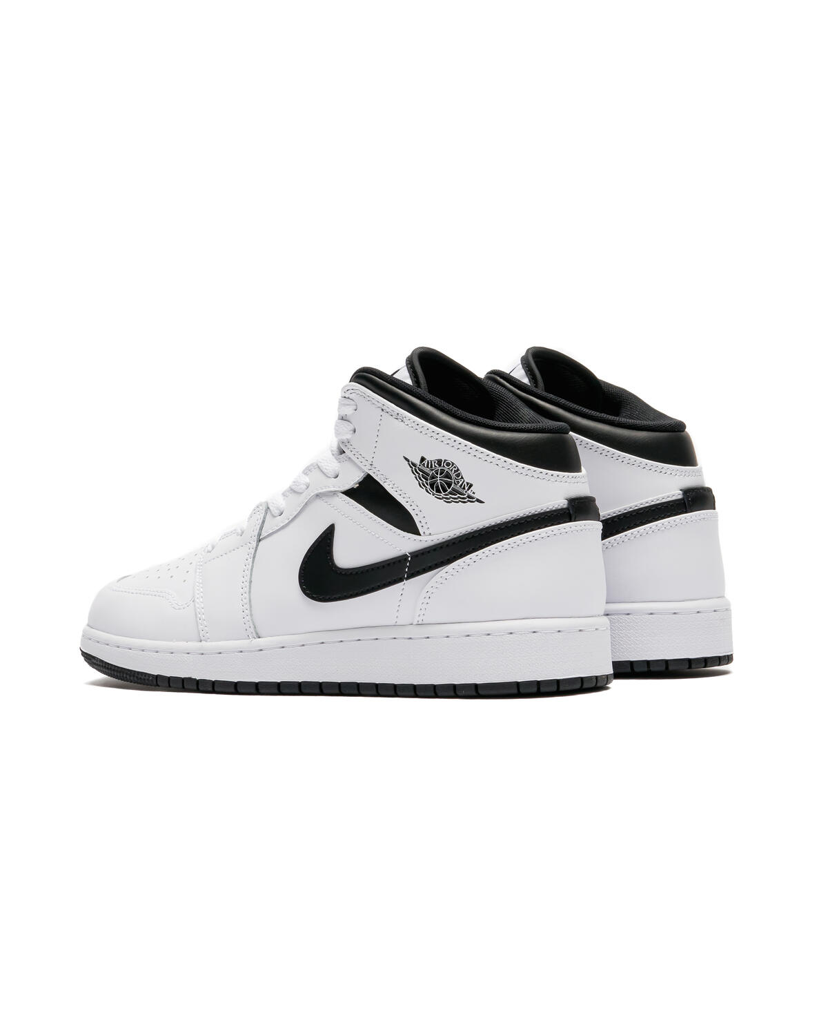 Air Jordan 1 Mid White / Black (GS) - Image 28
