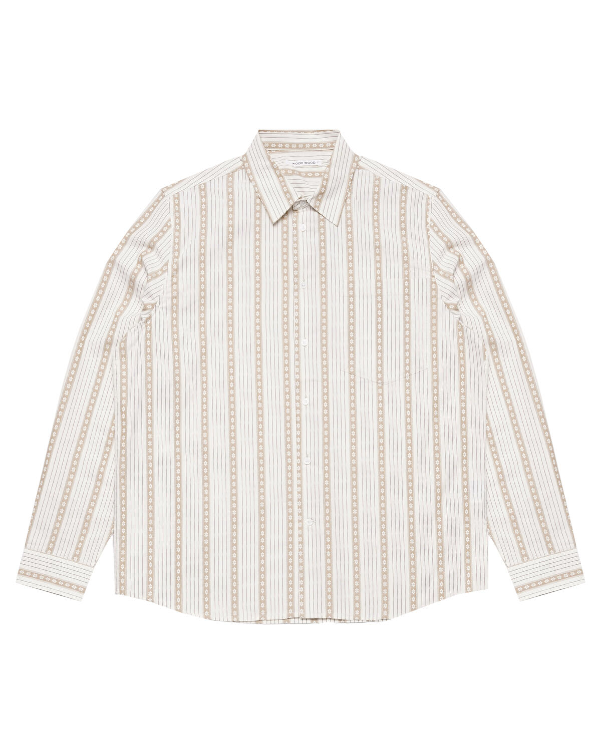 WOOD WOOD Aster Floral Jacquard Shirt - Image 2