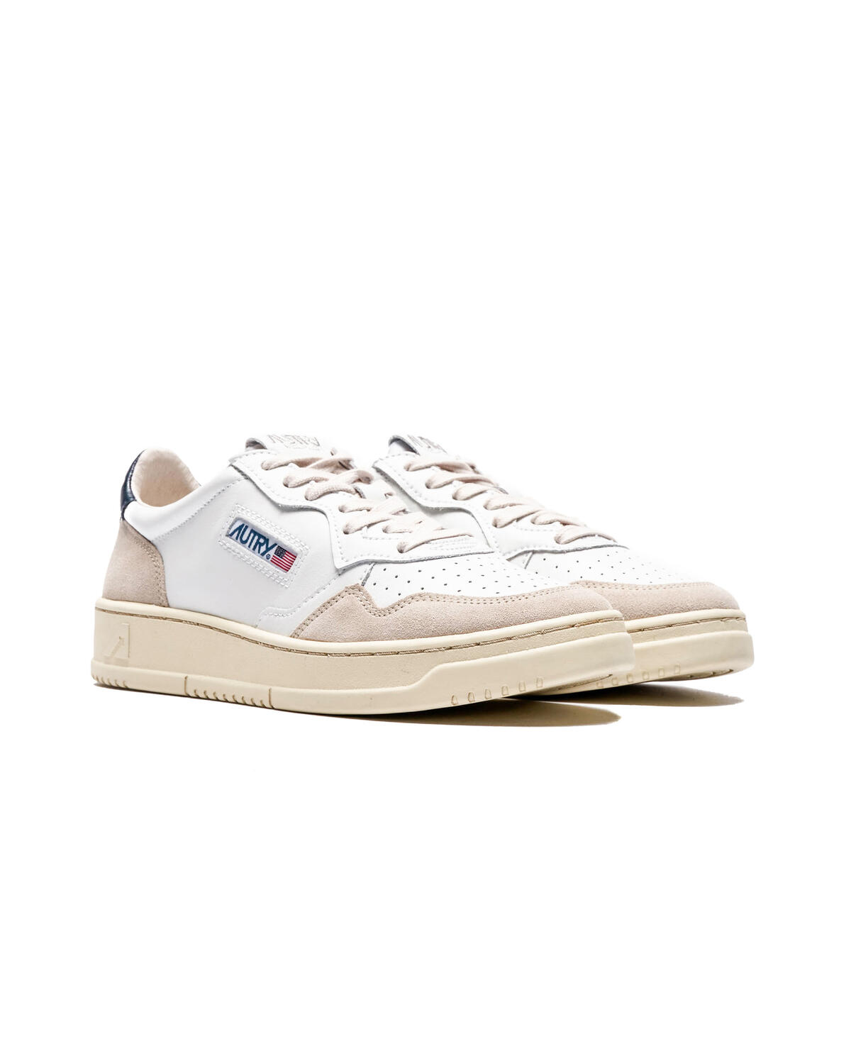 Autry Sneakers Low Leather Suede White Blue - Image 10