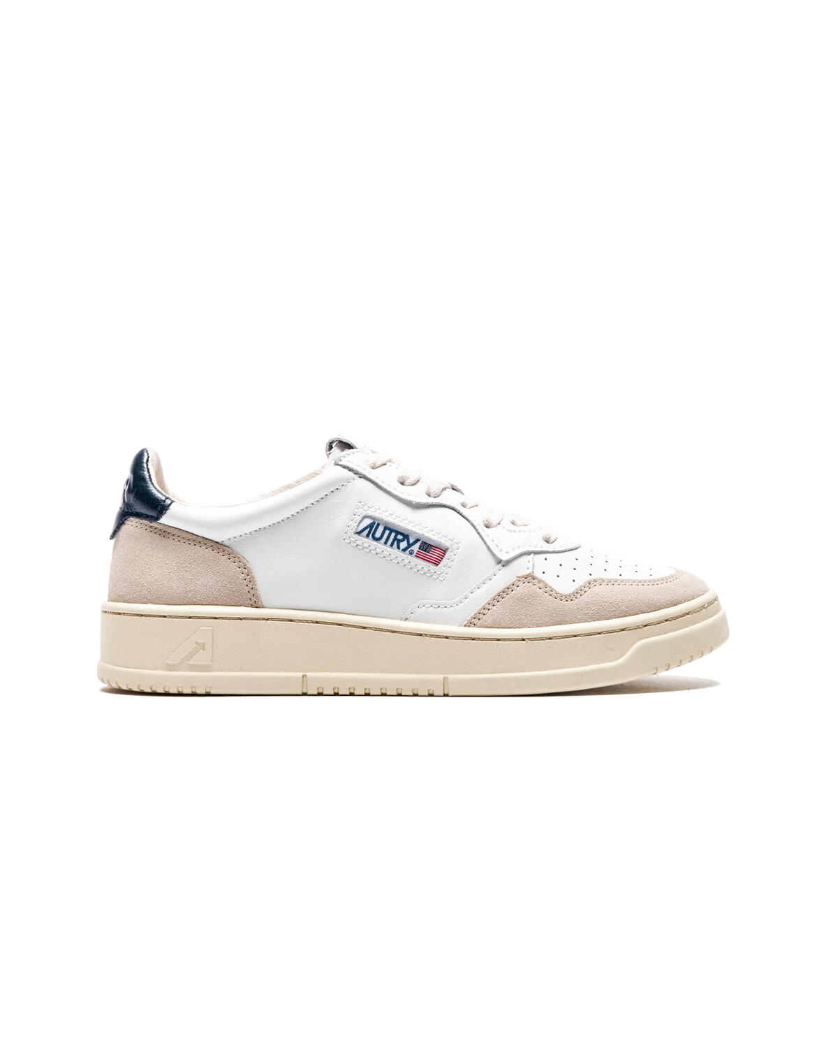 Autry Sneakers Low Leather Suede White Blue - Image 9