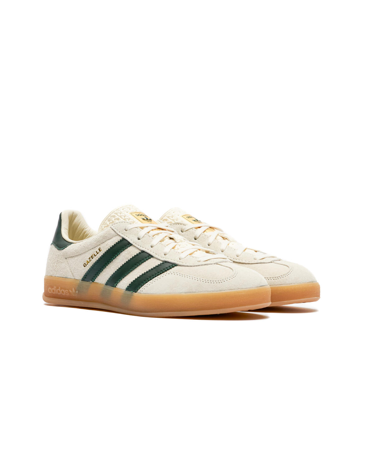 Adidas Gazelle Indoor Cream White / Collegiate Green - Gum - Image 14