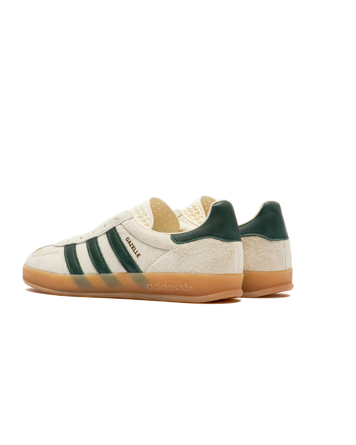 Adidas Gazelle Indoor Cream White / Collegiate Green - Gum - Image 15