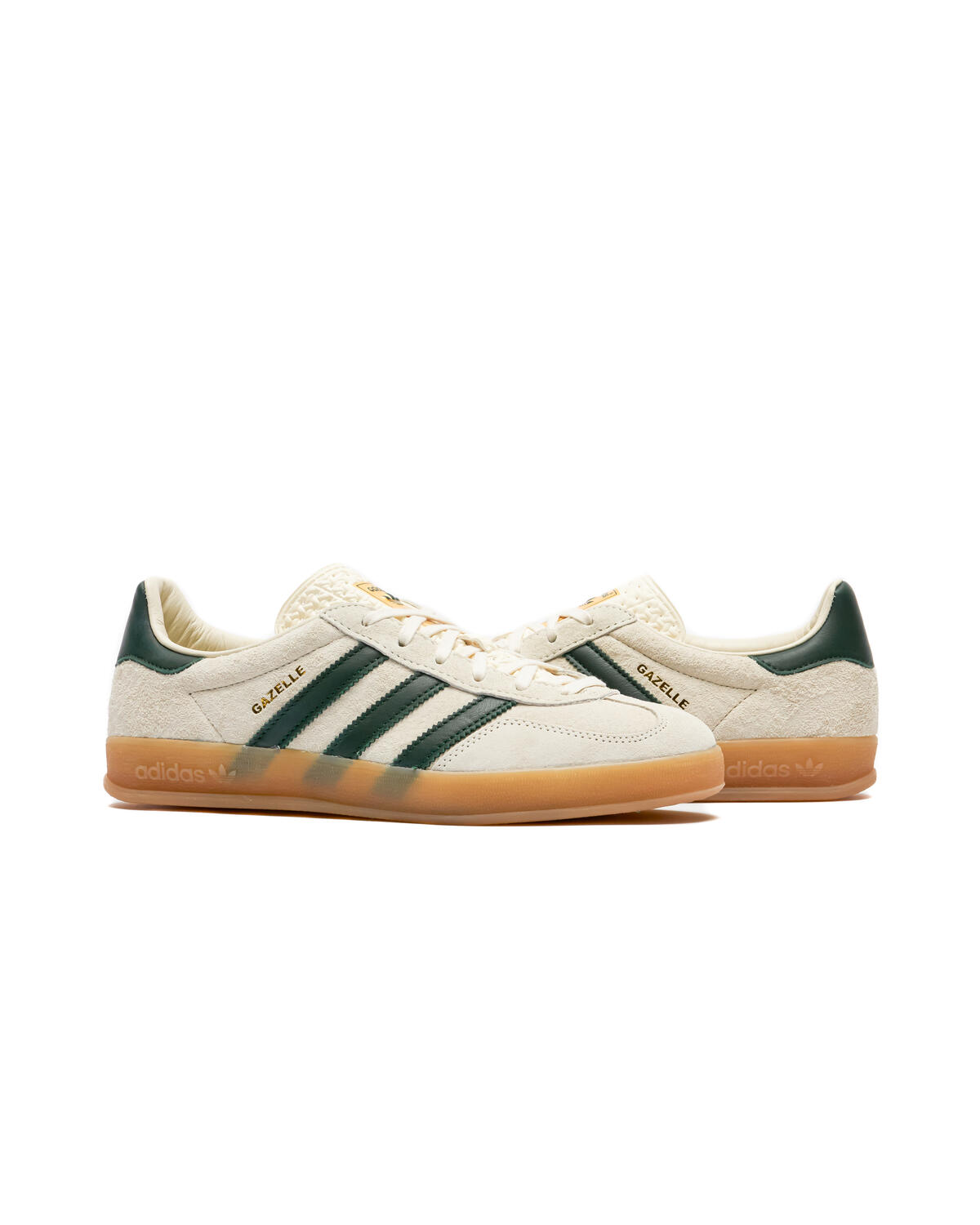 Adidas Gazelle Indoor Cream White / Collegiate Green - Gum - Image 16