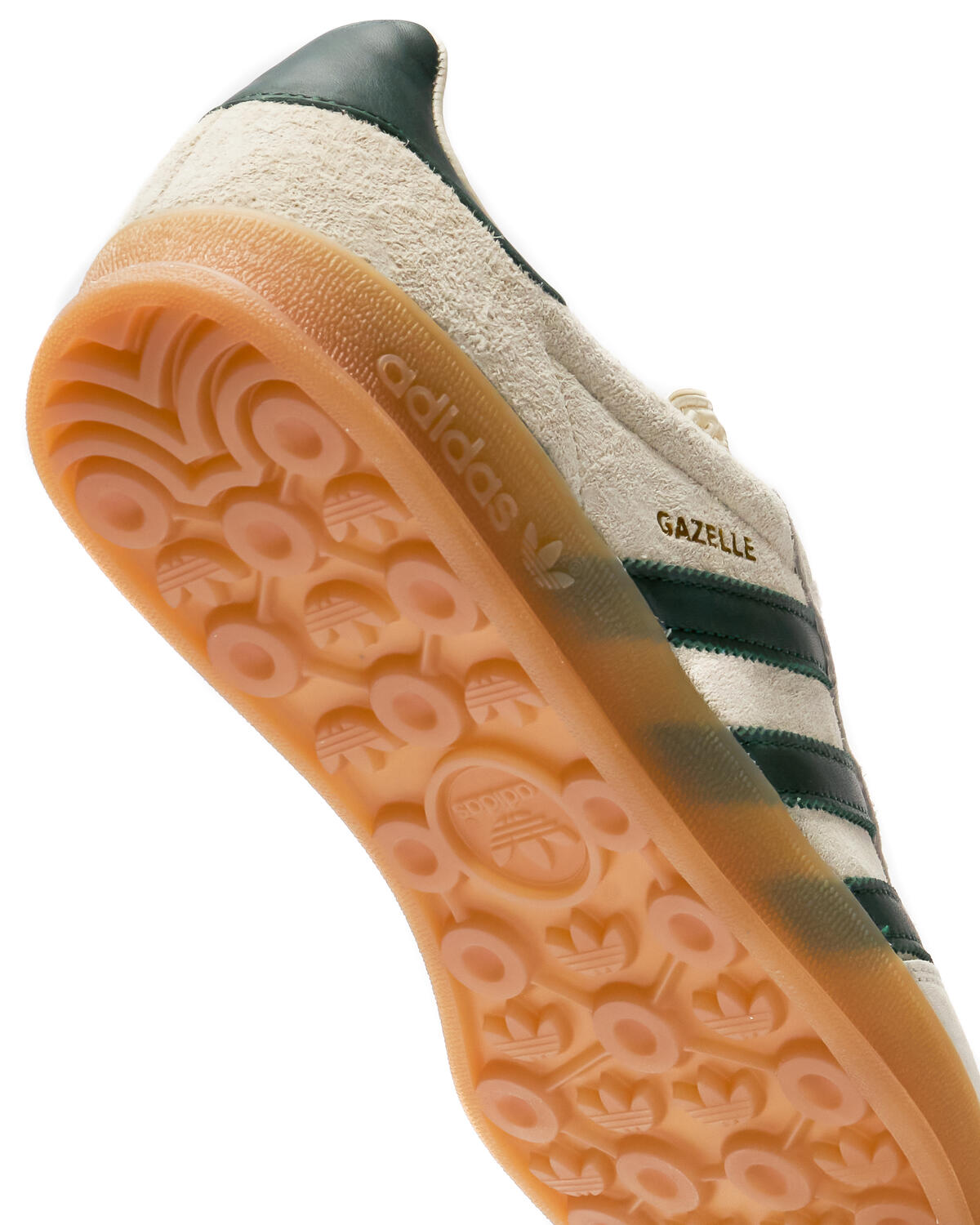 Adidas Gazelle Indoor Cream White / Collegiate Green - Gum - Image 18