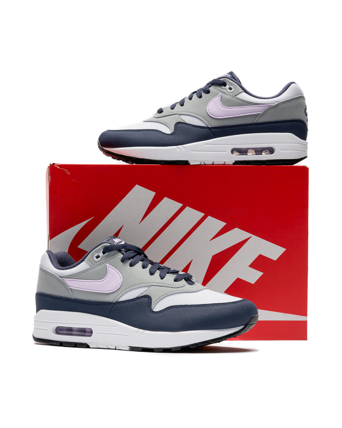 Nike Air Max 1 Football Grey / Lilac Bloom / Thunder Blue - Image 17