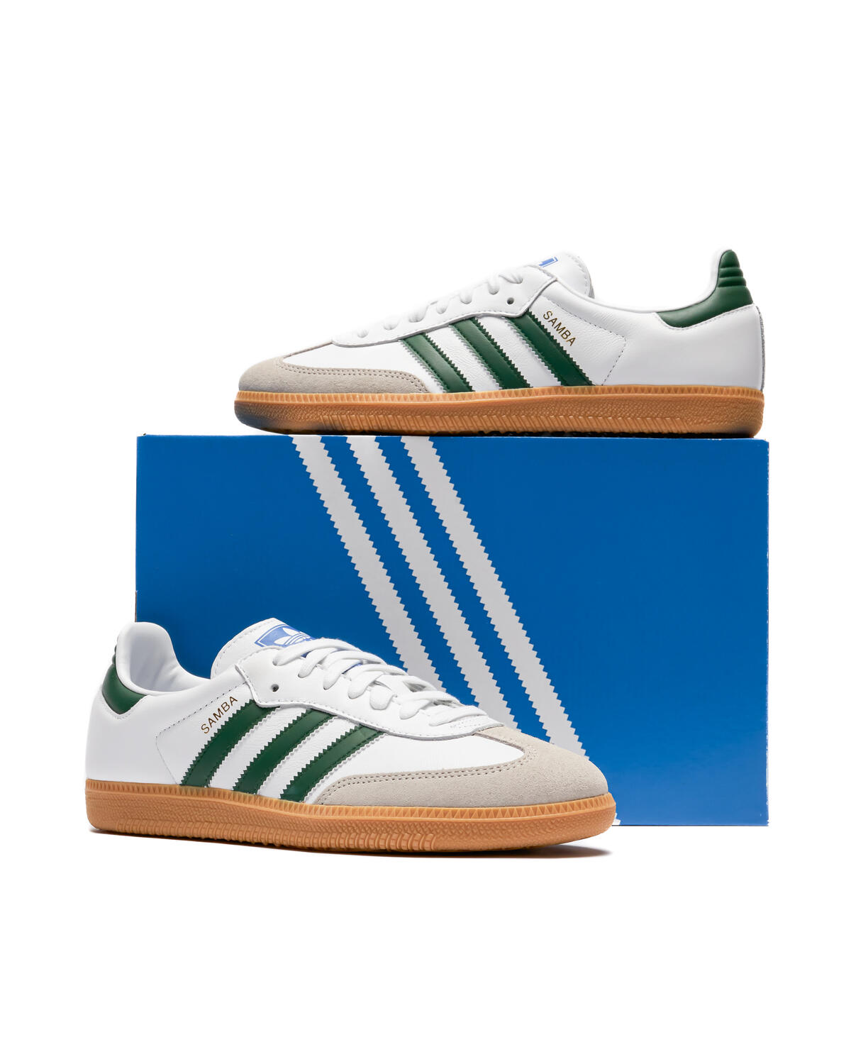 Adidas Samba 'White / Collegiate Green - Gum' (Women's) - Image 38