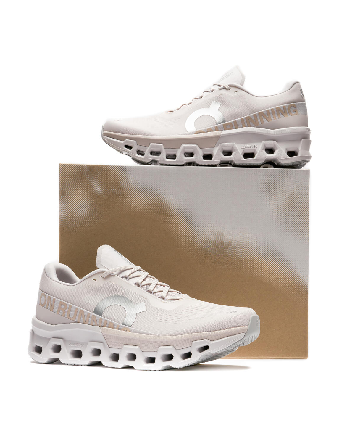 On Running Men's Cloudmonster 2 Shoes - Sand / Frost - Image 11