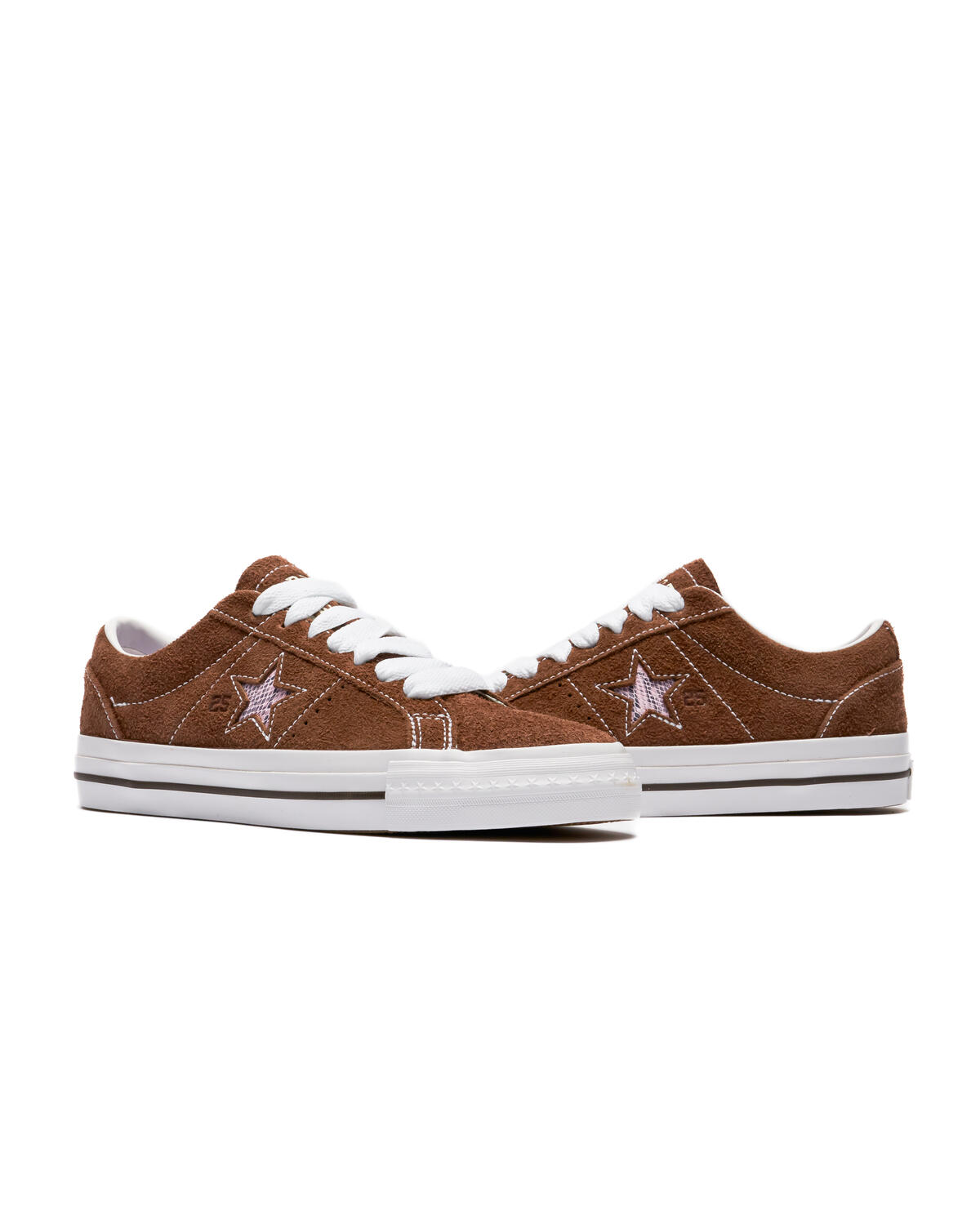Converse x Quartersnacks One Star Pro Ox Shoes - Dark Clove / White / Cherry - Image 18
