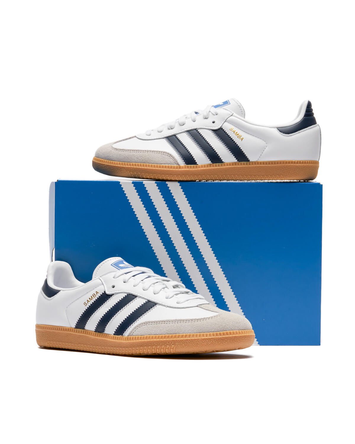 Adidas Samba OG Cloud White/Night Indigo/Gum - Image 26