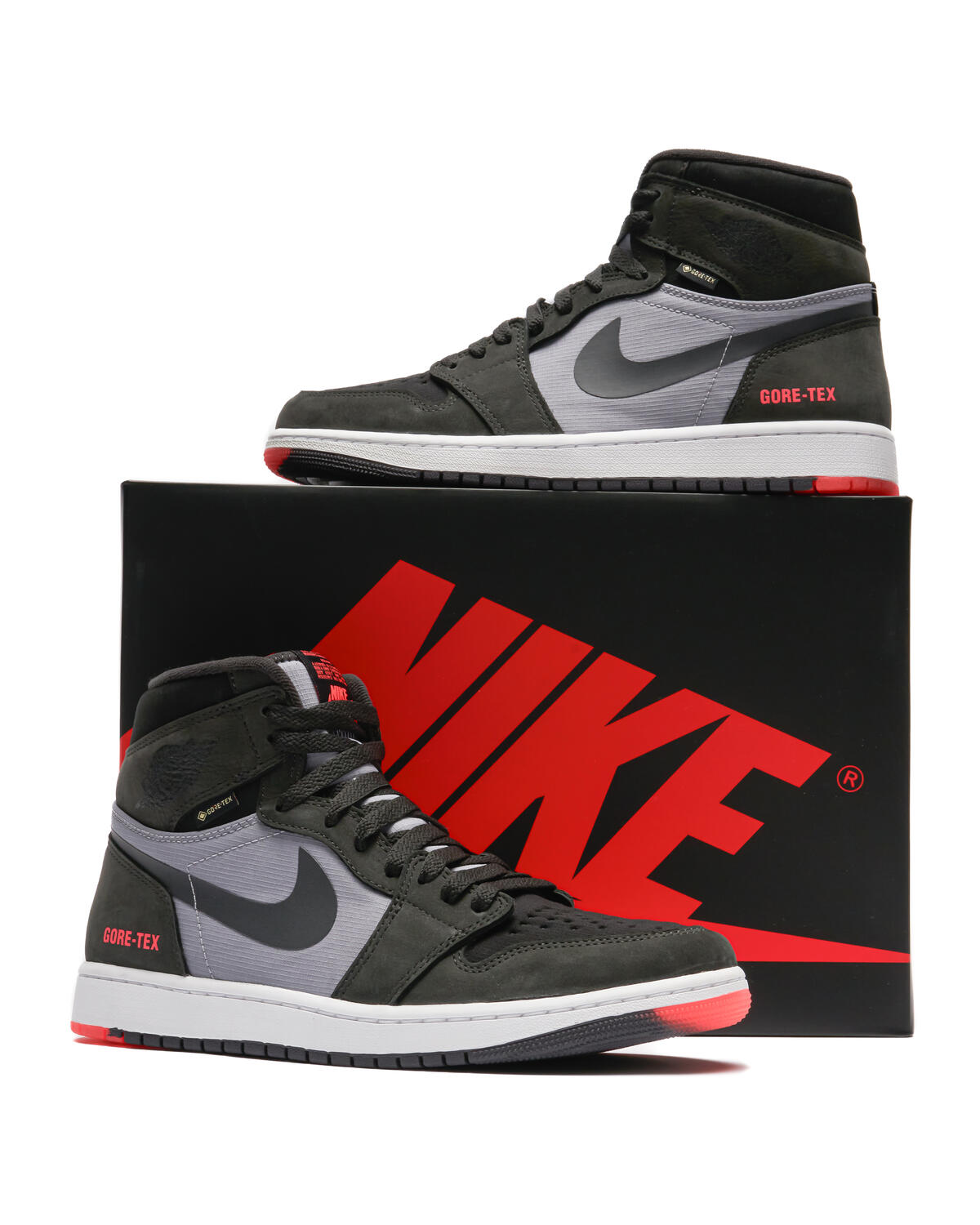 Air Jordan 1 Element 'Bred' - Cement Grey/Dark Charcoal/Black - Image 6