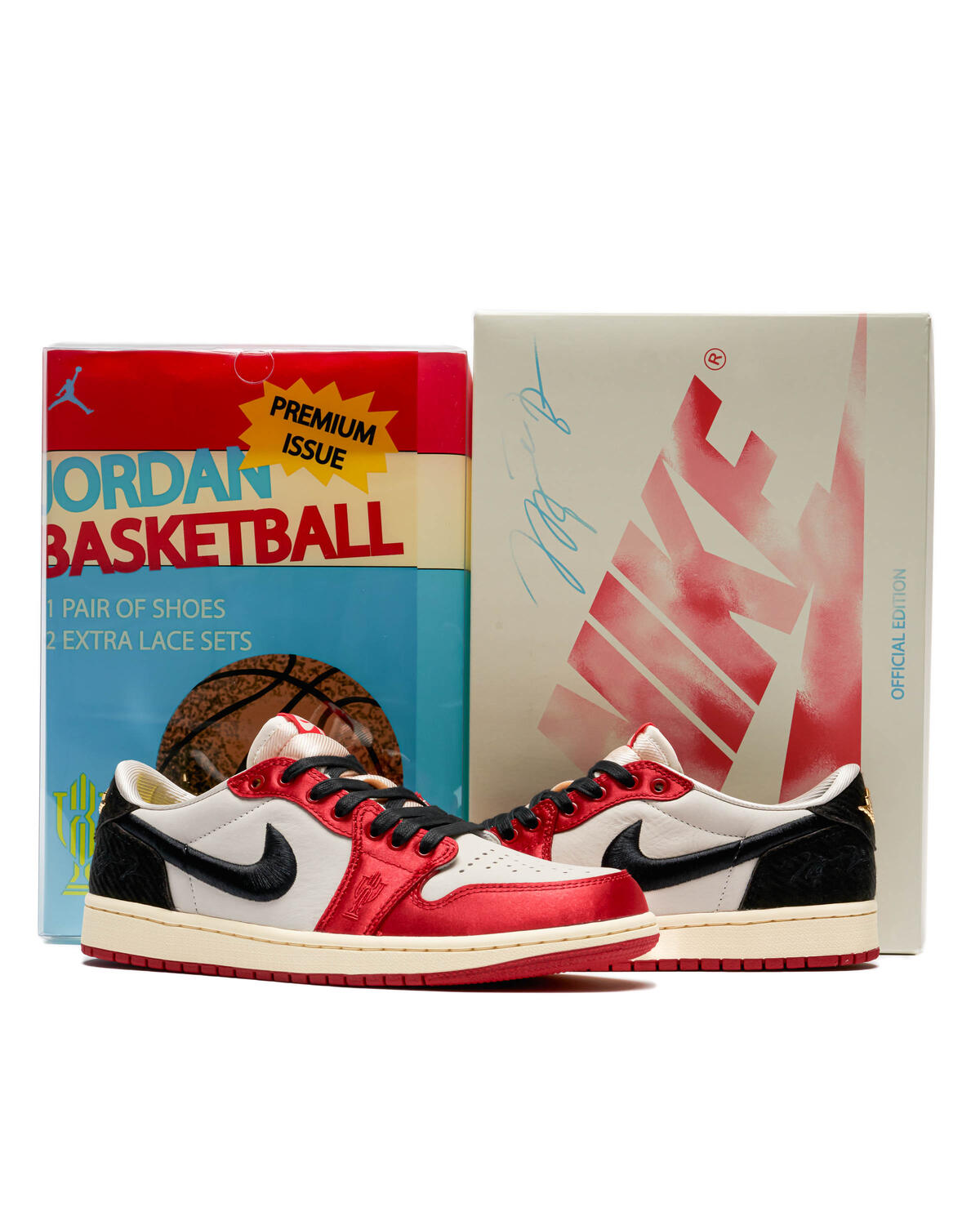 Trophy Room x Air Jordan 1 Retro Low OG SP 'Rookie Card - Away' - Image 12