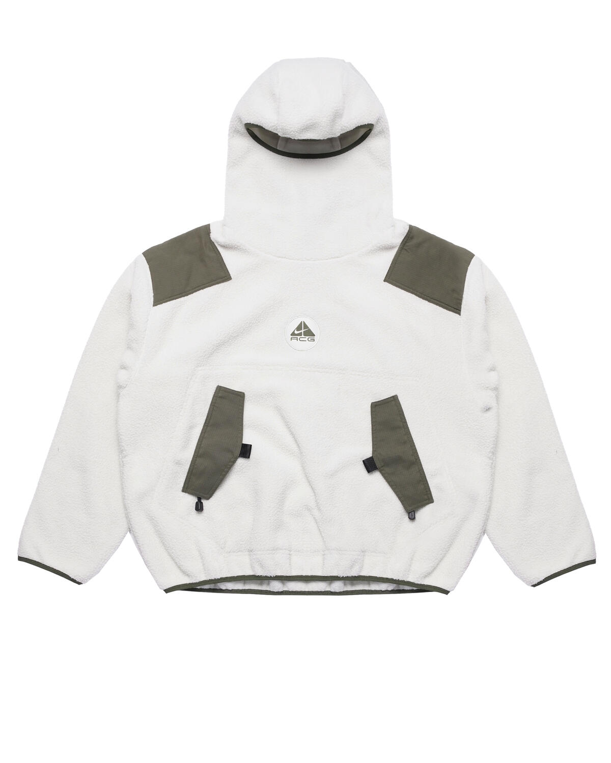 Nike ACG Retro Balaclava Hoodie Light Bone / Cargo Khaki / Black - Image 2