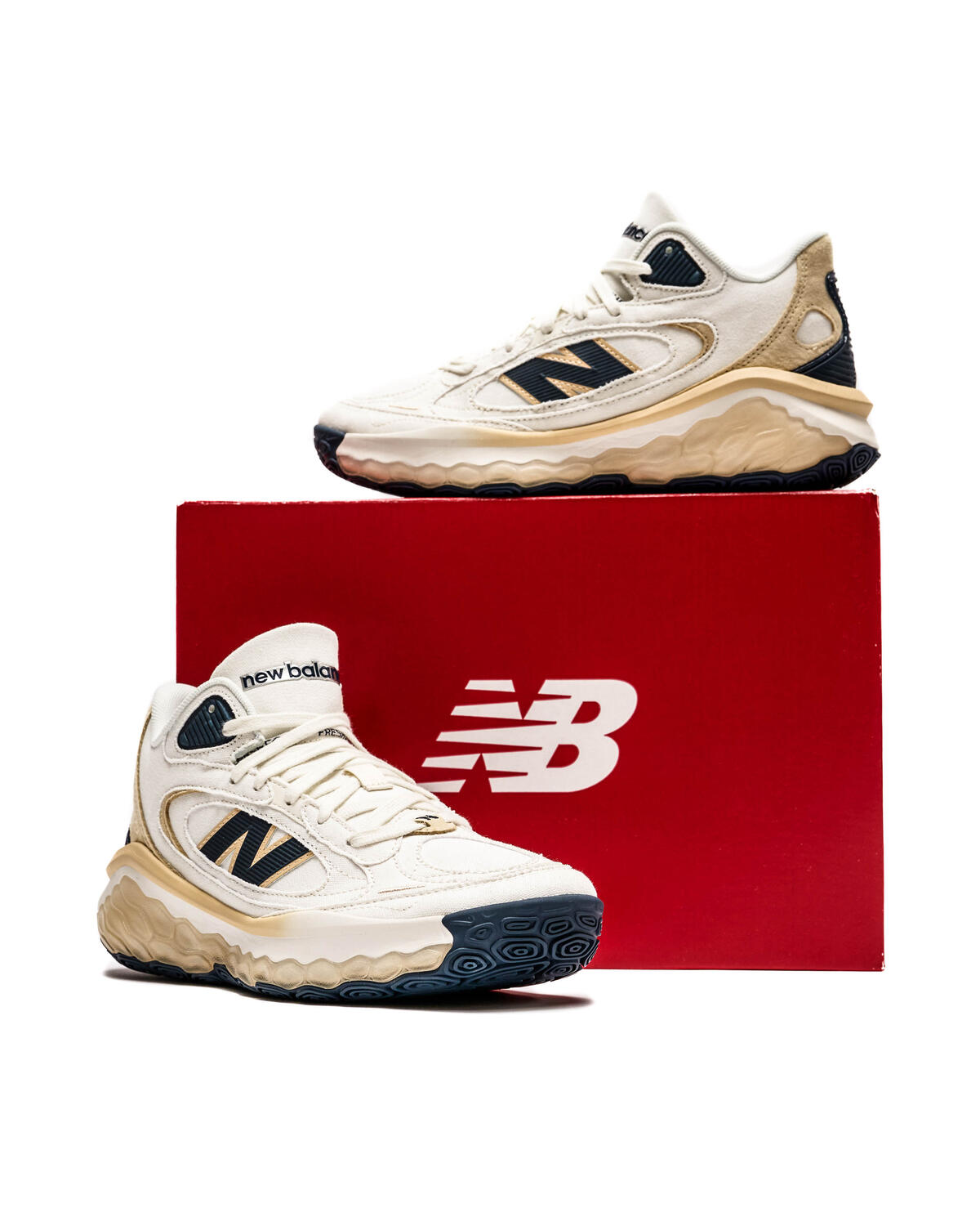 New Balance Fresh Foam BB Low Sea Salt No Lid BBFRSHV1 Men\'s Size 13 New Balance Fresh Foam BB | BBFRSHV1 | AFEW STORE main image 2