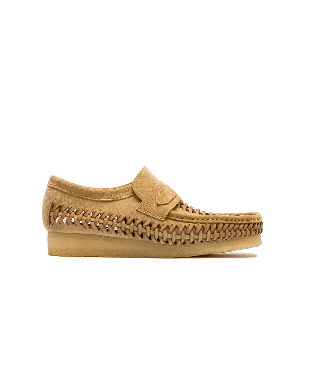 Clarks Originals Wallabee Loafer Weave (Beige) - Image 2