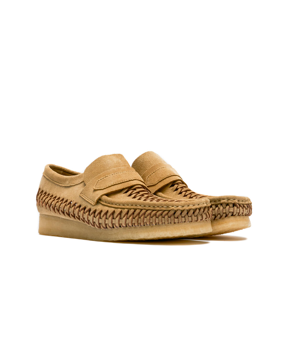 Clarks Originals Wallabee Loafer Weave (Beige) - Image 3