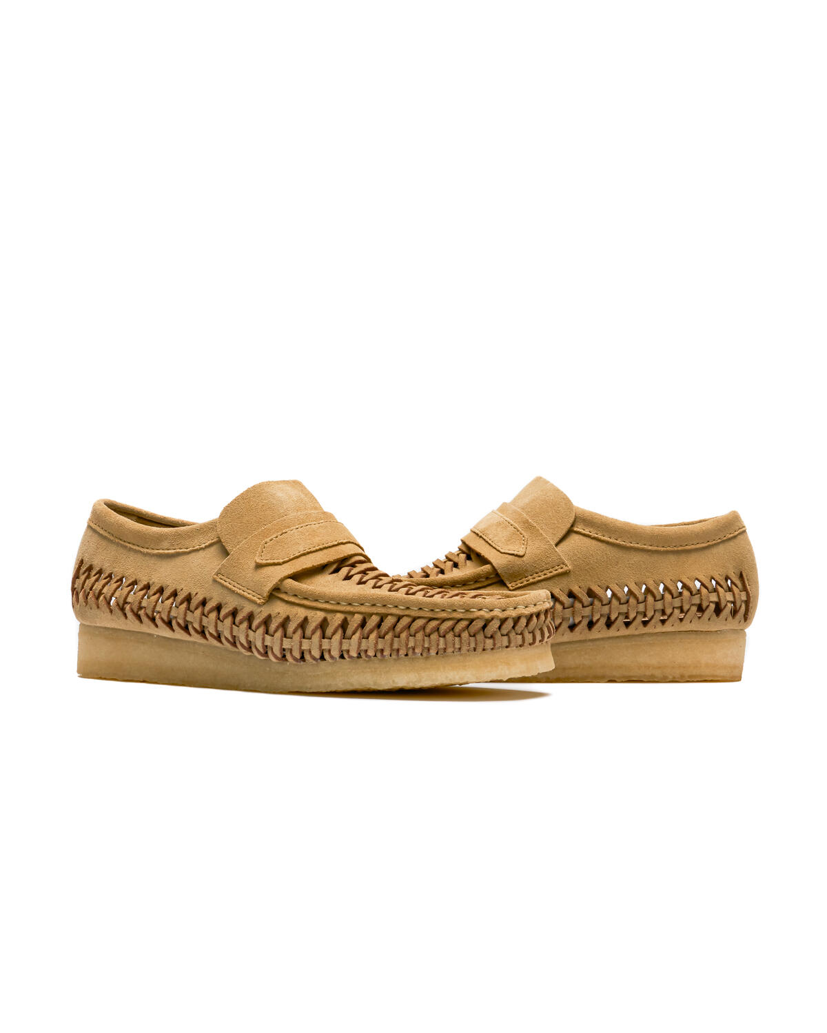 Clarks Originals Wallabee Loafer Weave (Beige) - Image 5