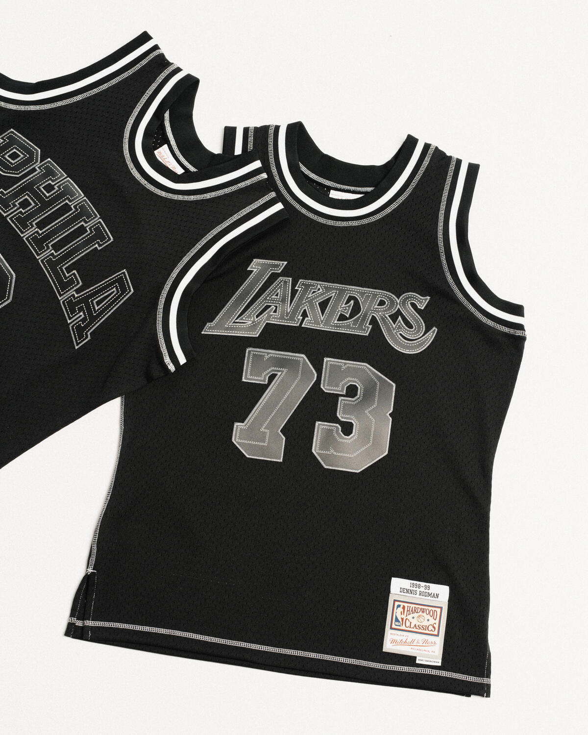 Mitchell & Ness Contrast 2K Swingman Jersey - LA Lakers 1998 'Dennis Rodman' - Image 8