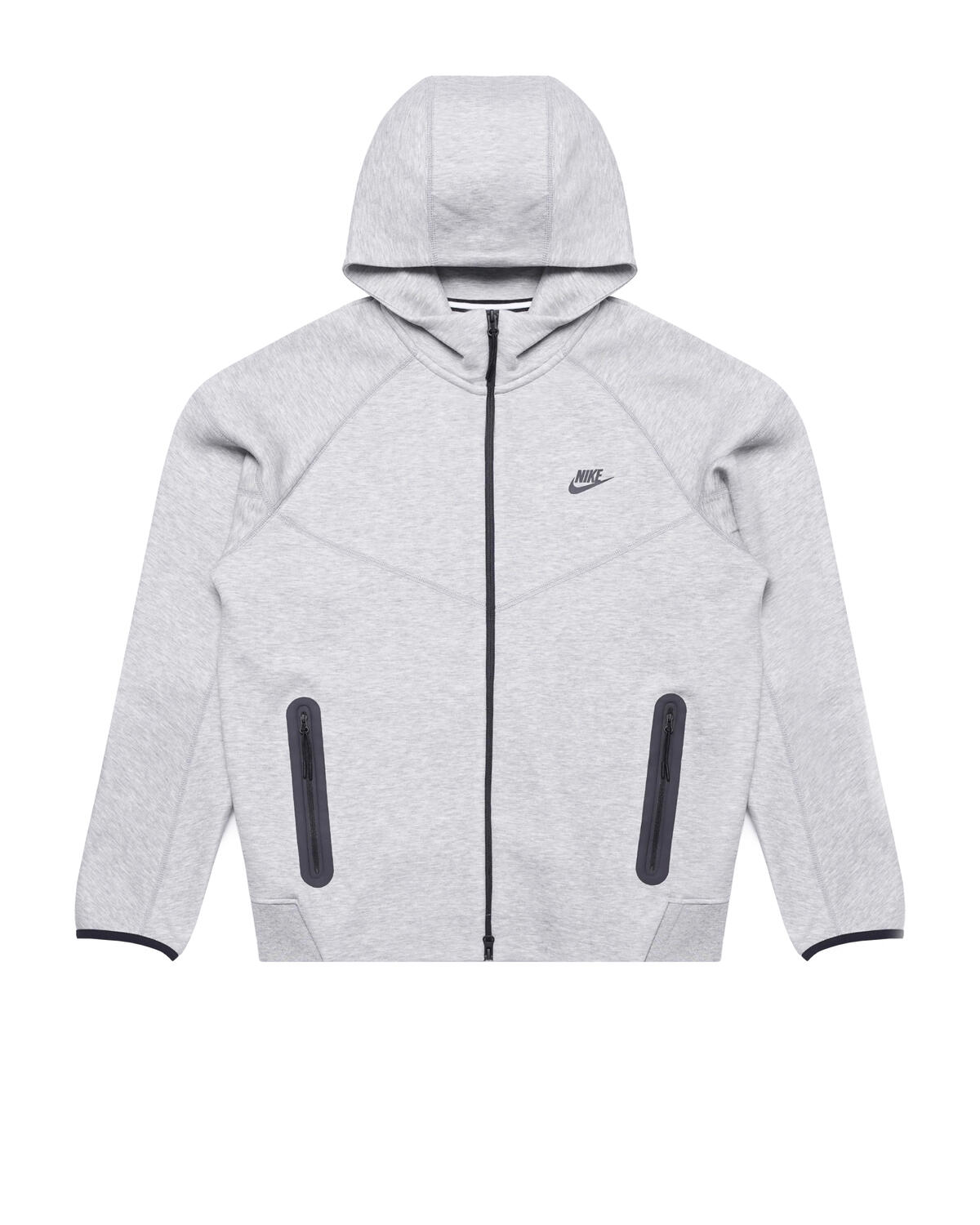 Nike Sportswear Tech Fleece Windrunner Men's Full-Zip Hoodie 'Grey/Black' - Image 4
