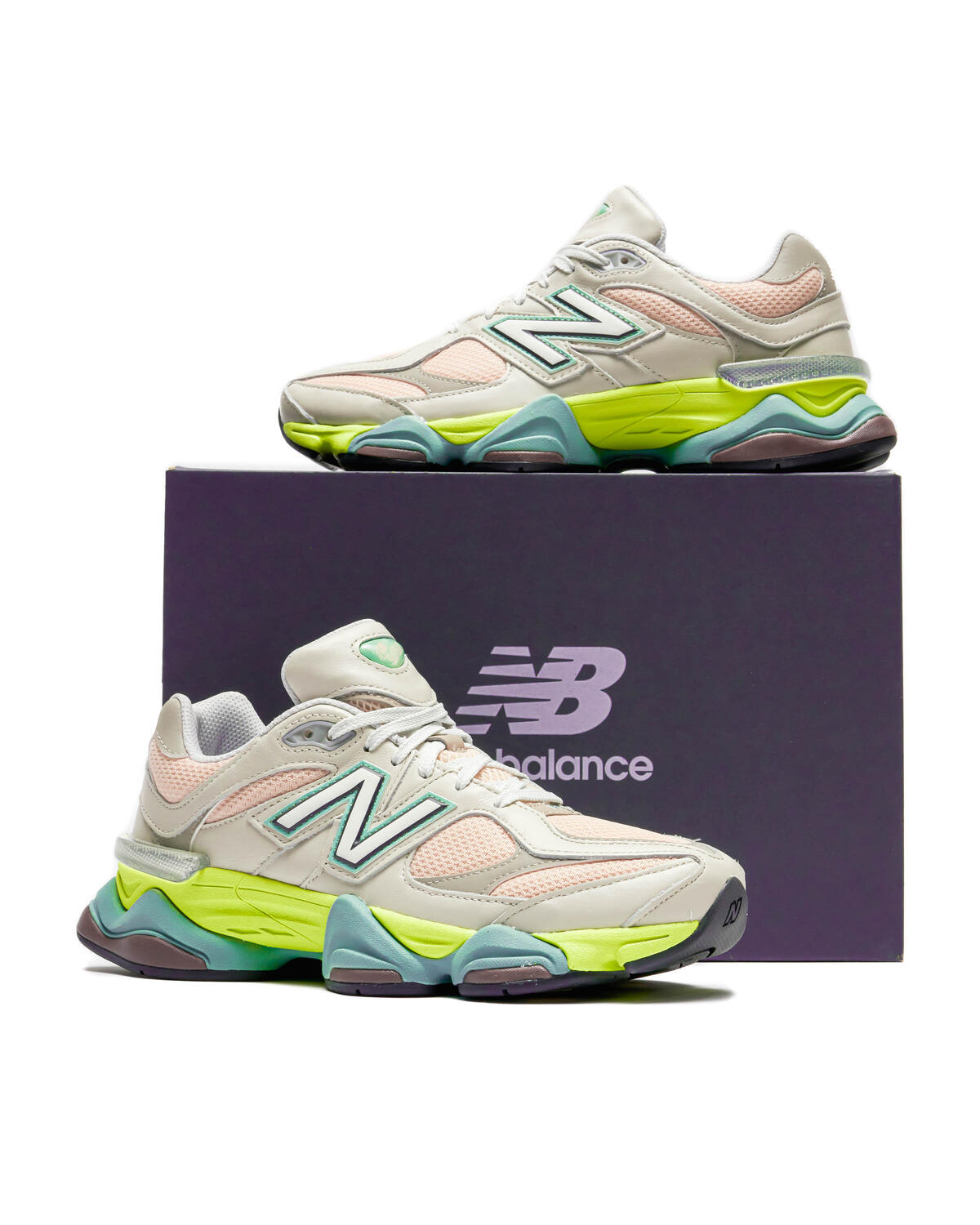 New Balance 9060 Moonbeam / Vintage Rose - Moonrock - Image 6