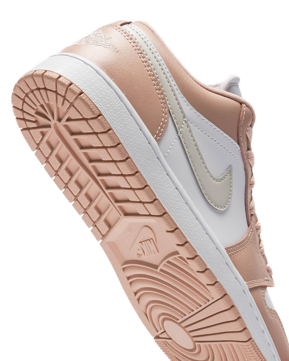 Air Jordan 1 Low White / Light Bone / Particle Beige (Women's) - Image 12