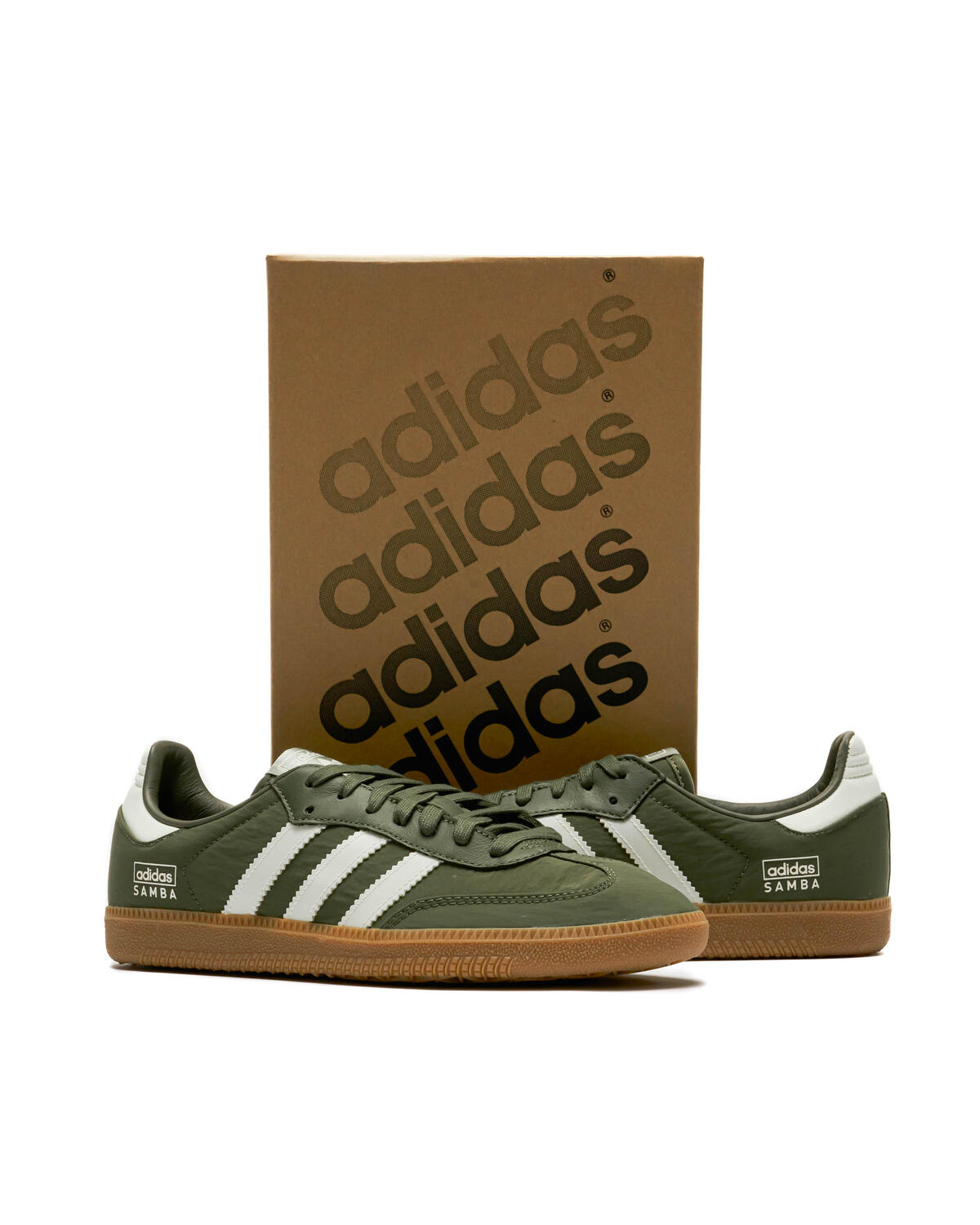 Adidas Samba OG Focus Olive/Wonder White/Gum - Image 18