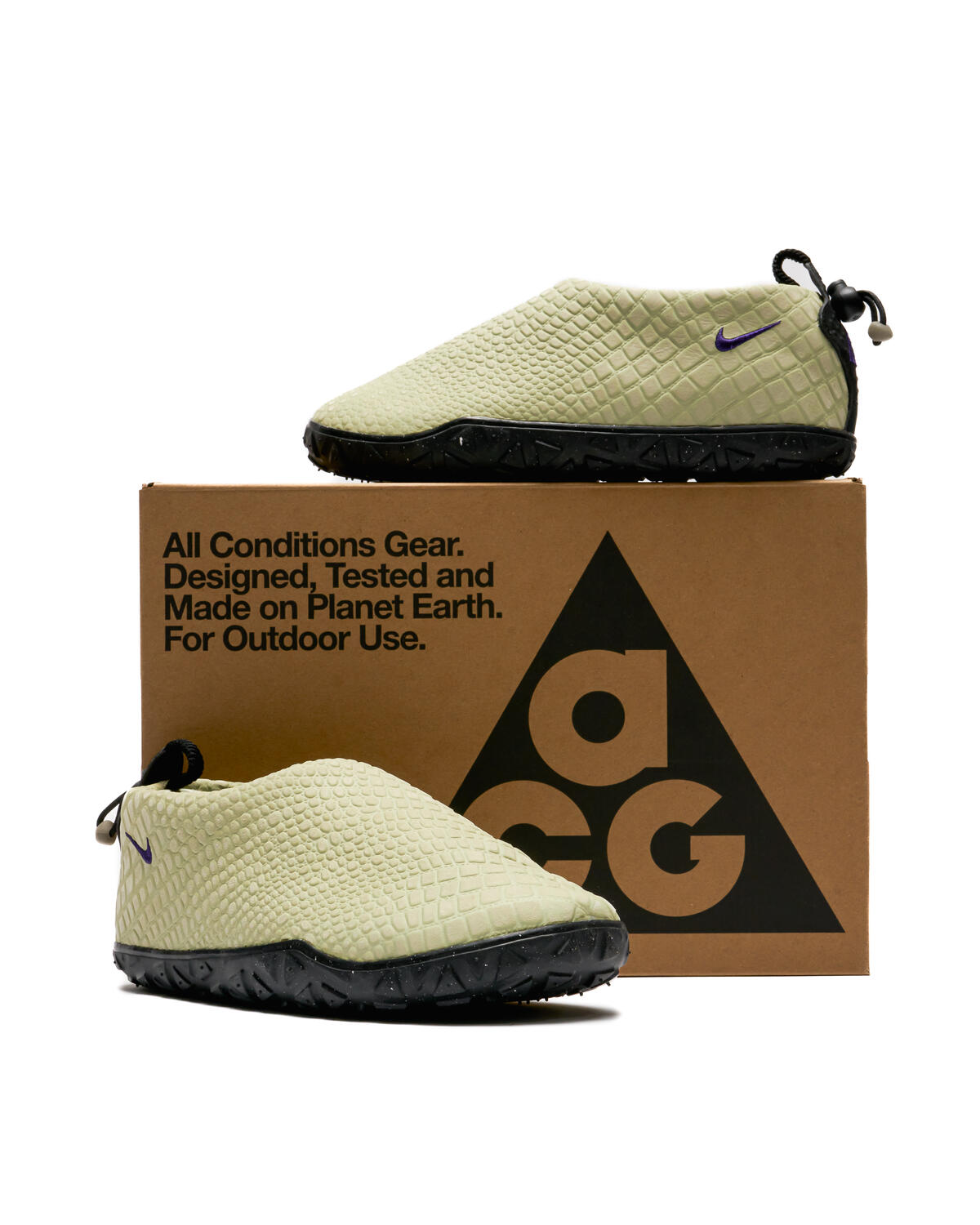Nike ACG Moc Premium Shoes Olive Aura / Field Purple - Image 5