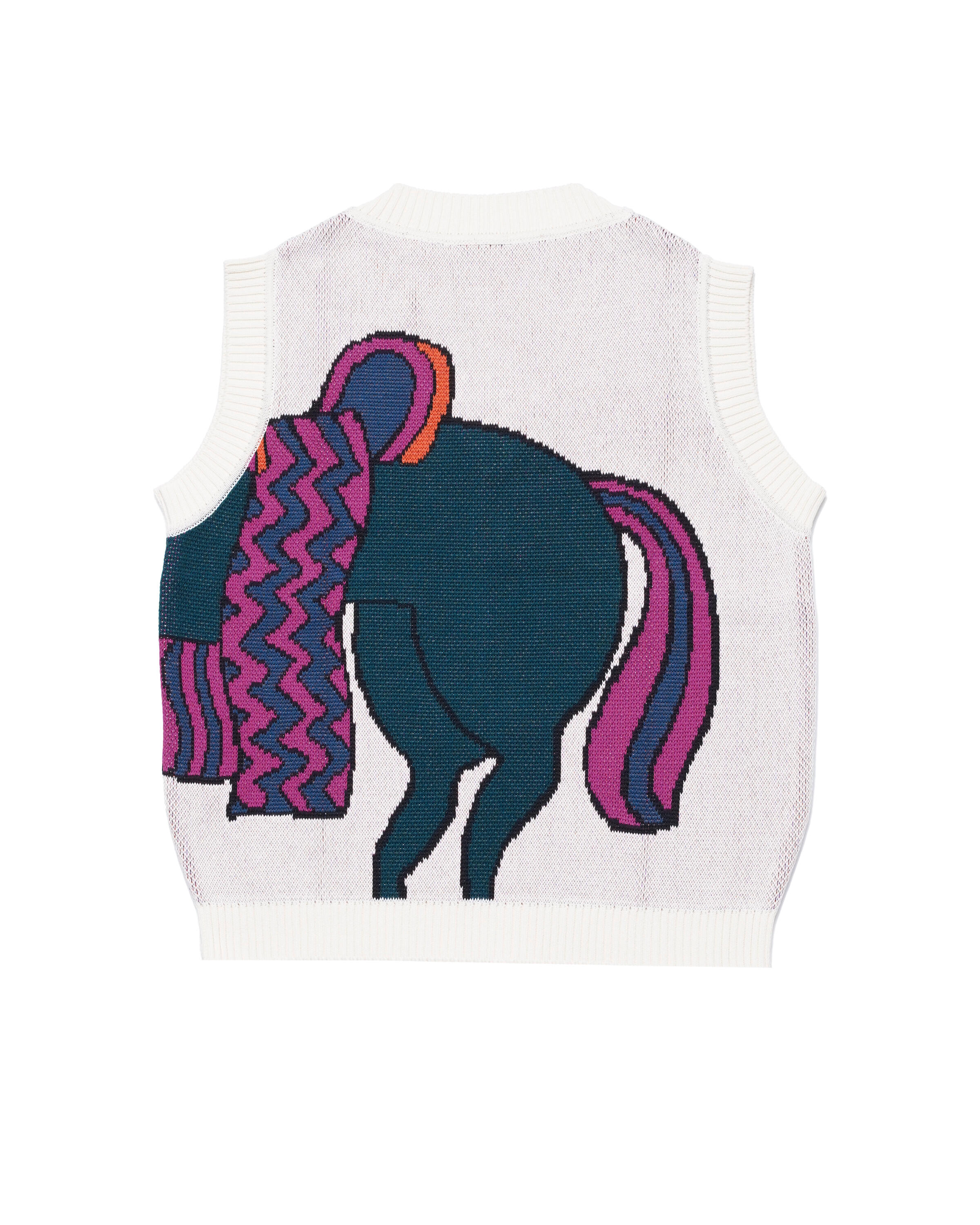 by Parra knitted horse knitted spencer