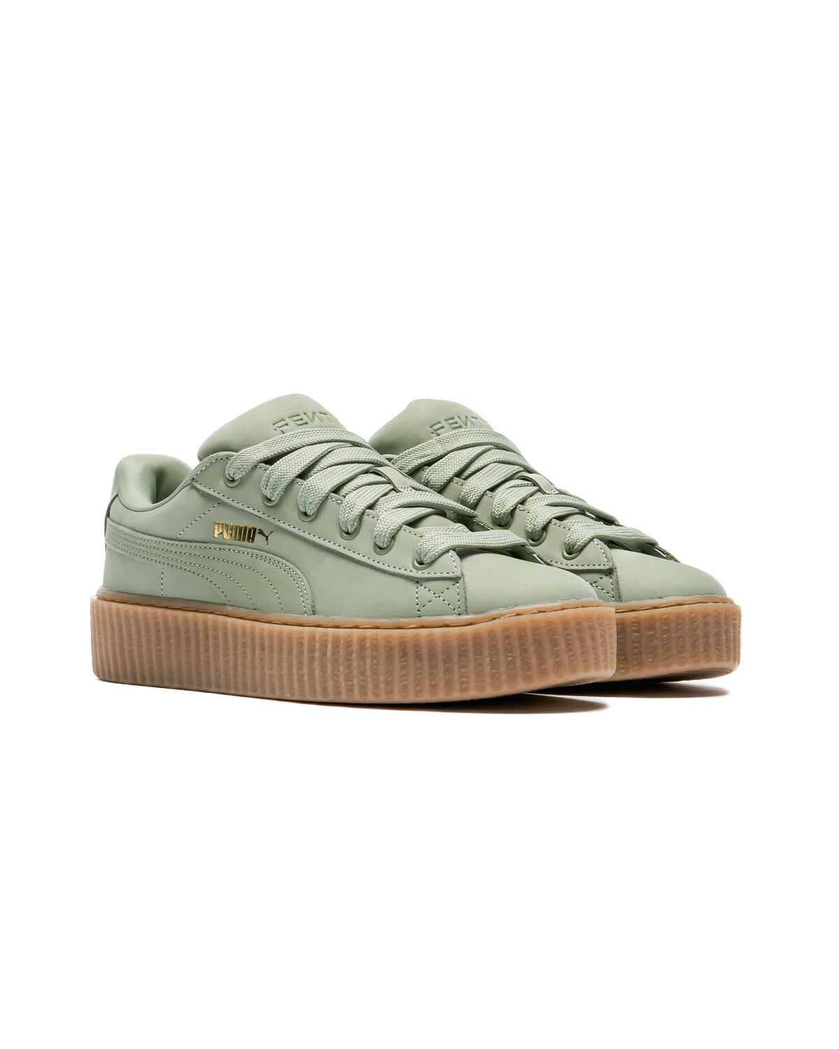 Puma Fenty Creeper Green Fog / Gold - Gum (Women's) - Image 3