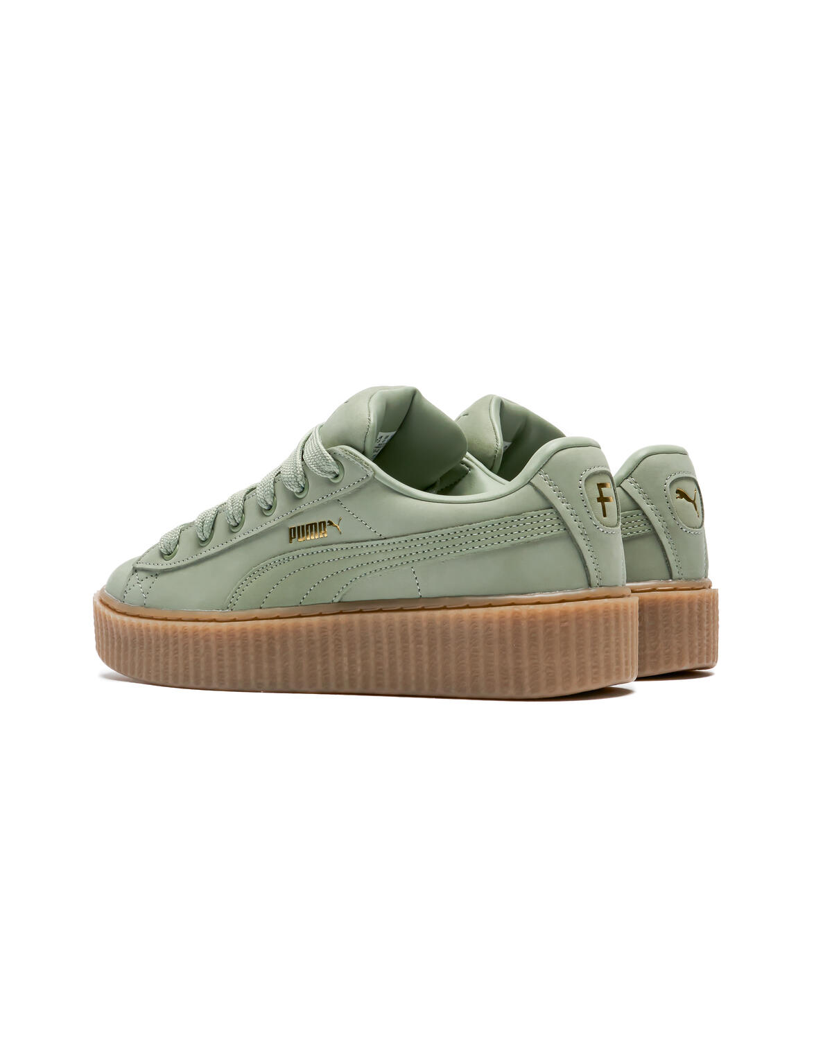 Puma Fenty Creeper Green Fog / Gold - Gum (Women's) - Image 4