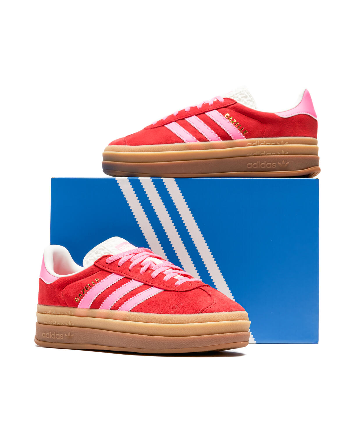Adidas Gazelle Bold 'Collegiate Red Lucid Pink' (Women's) - Image 6
