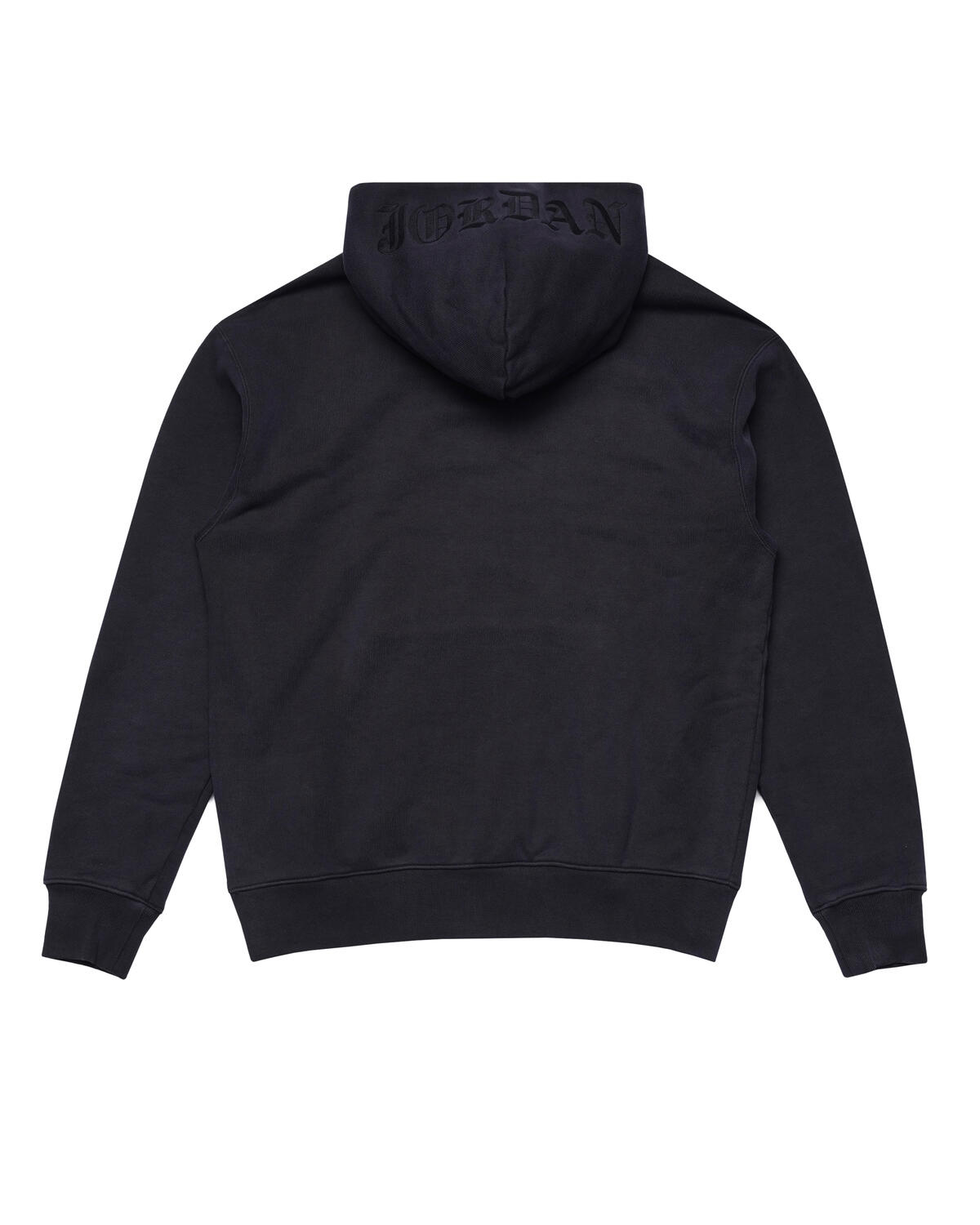 Awake NY x Jordan Fleece Hoodie - Black/Sail/University Red - Image 7