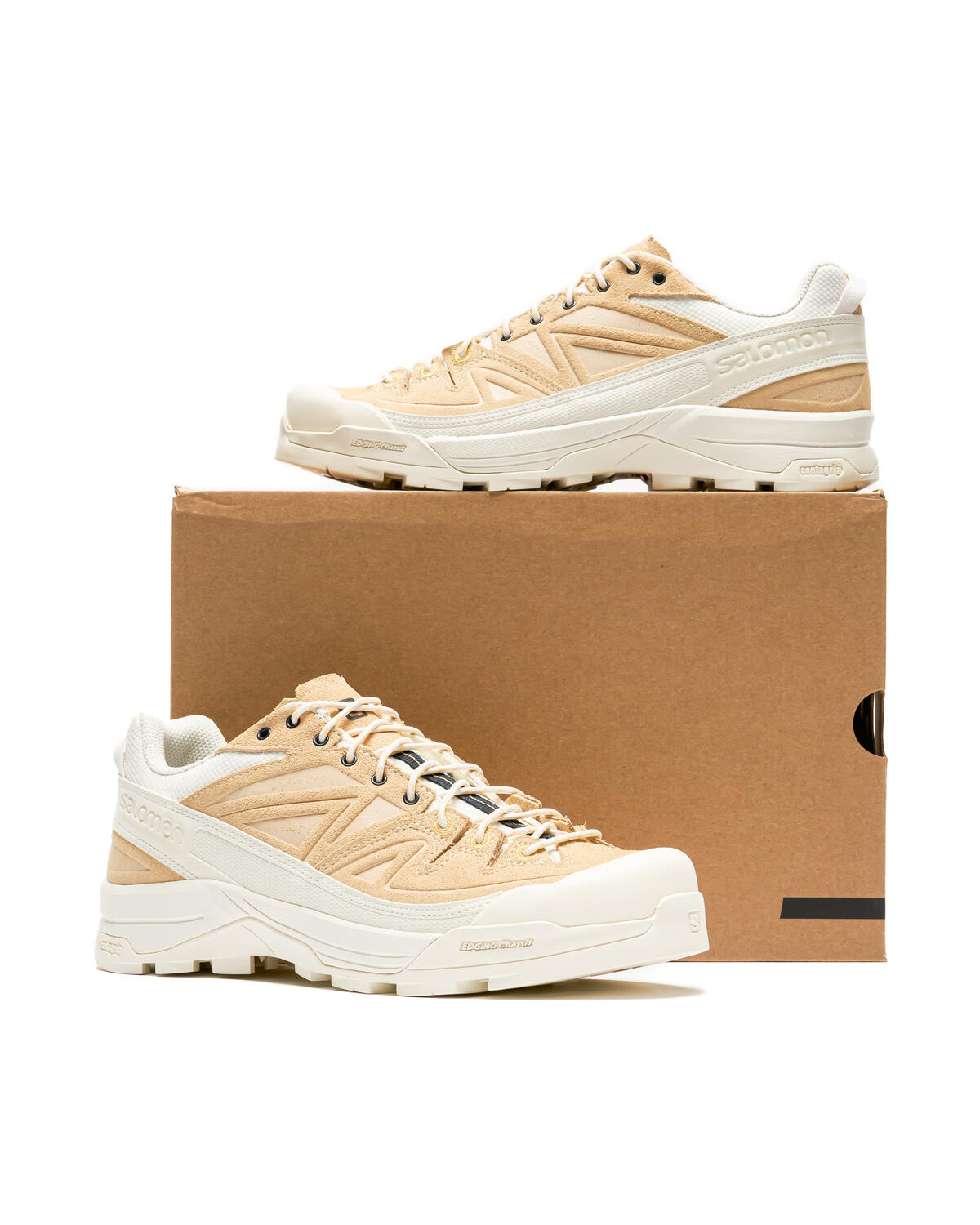 Salomon X-ALP LTR Shoes - Vanilla Ice / Almond Buff / Banana Cream - Image 18