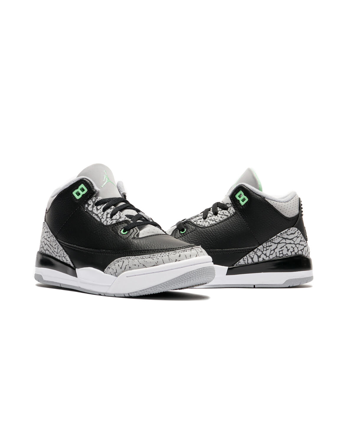 Air Jordan 3 Retro 'Green Glow' (Pre-School) (PS) - Image 36