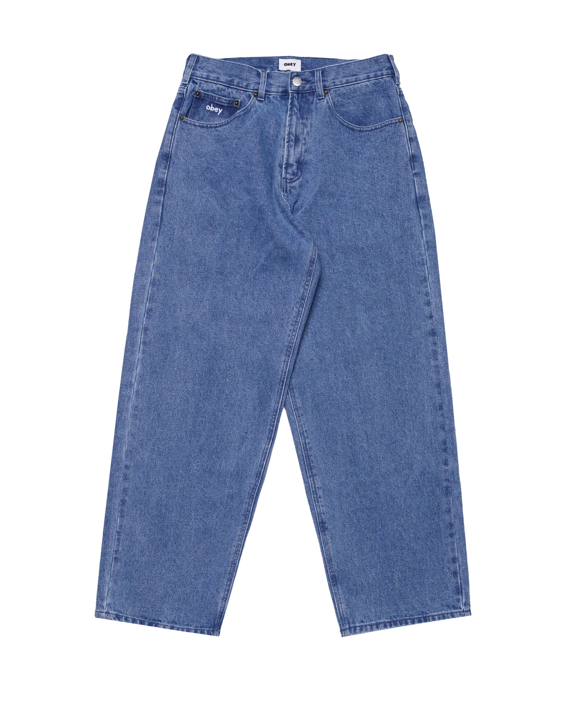 Obey Bigwig baggy denim | 142010087-LIN | AFEW STORE