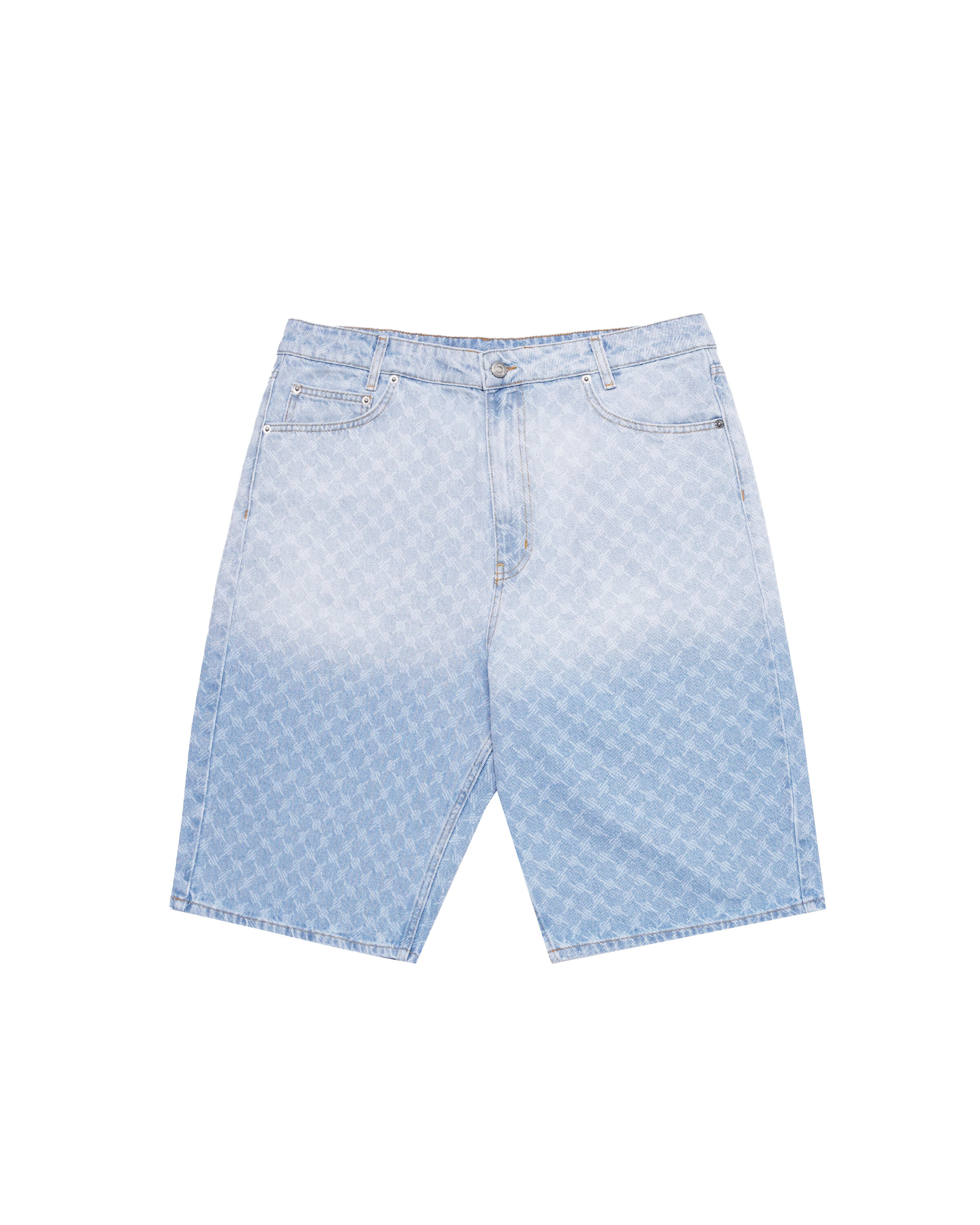 Daily Paper zella monogram denim shorts