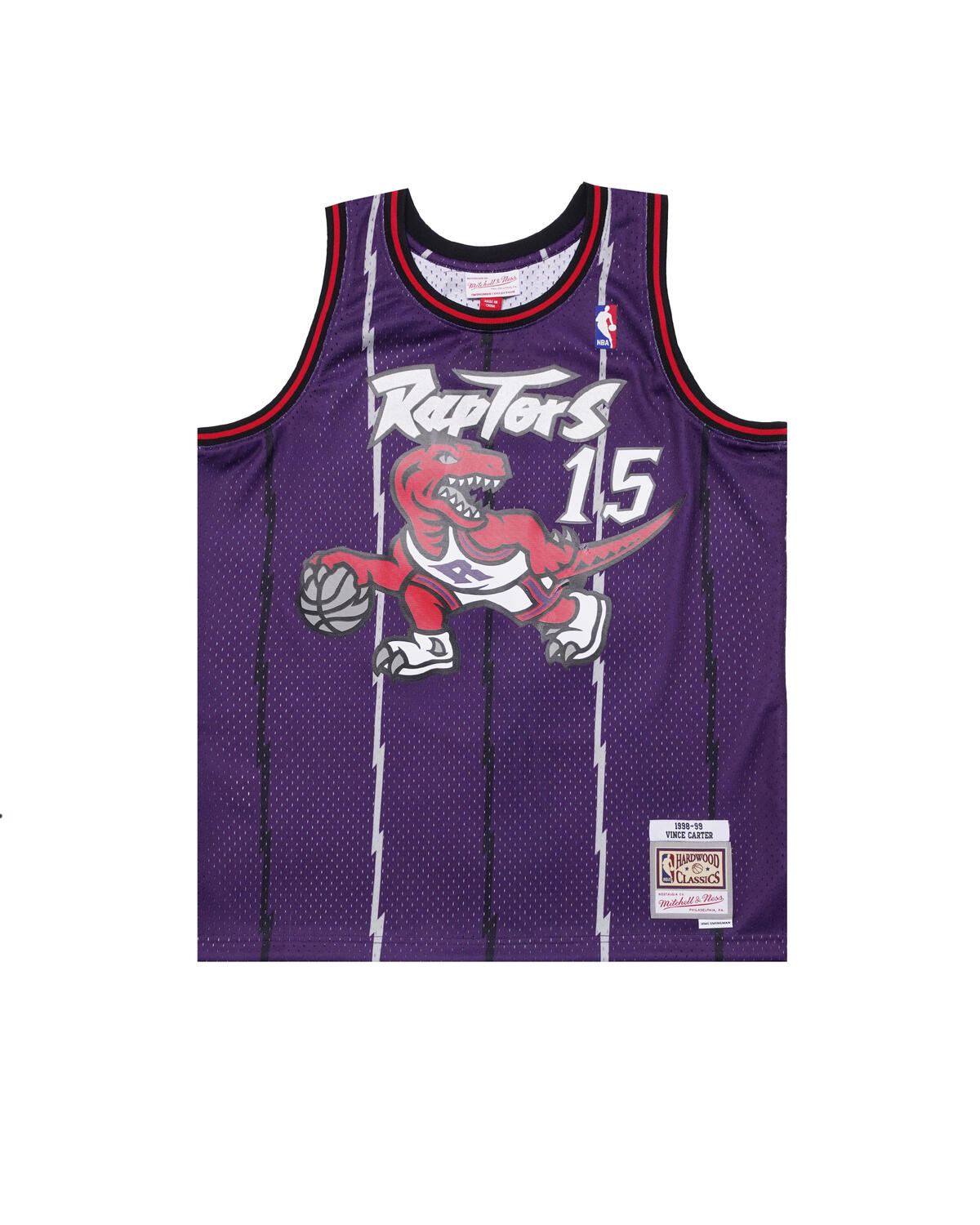 NBA TORONTO RAPTORS VINCE CARTER #15 SWINGMAN JERSEY - Image 4