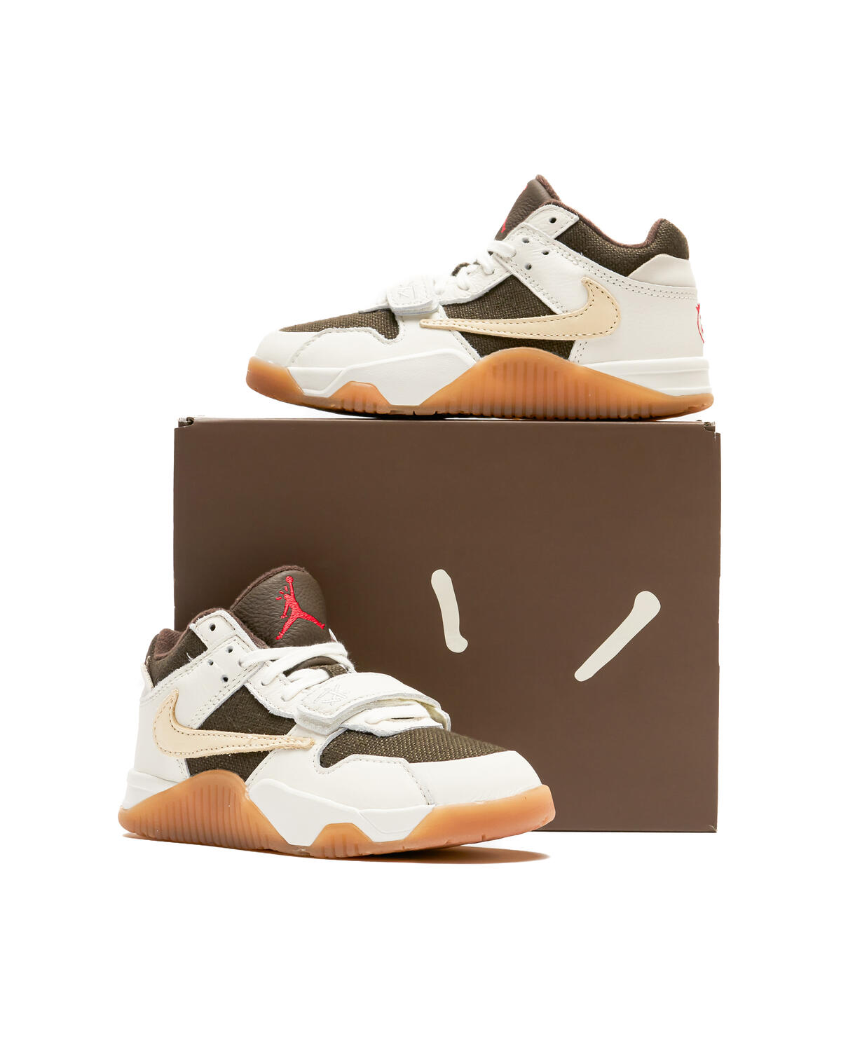Air Jordan x Travis Scott Jumpman Jack TR (PS) - Sail/Muslin/Dark Mocha - Image 6