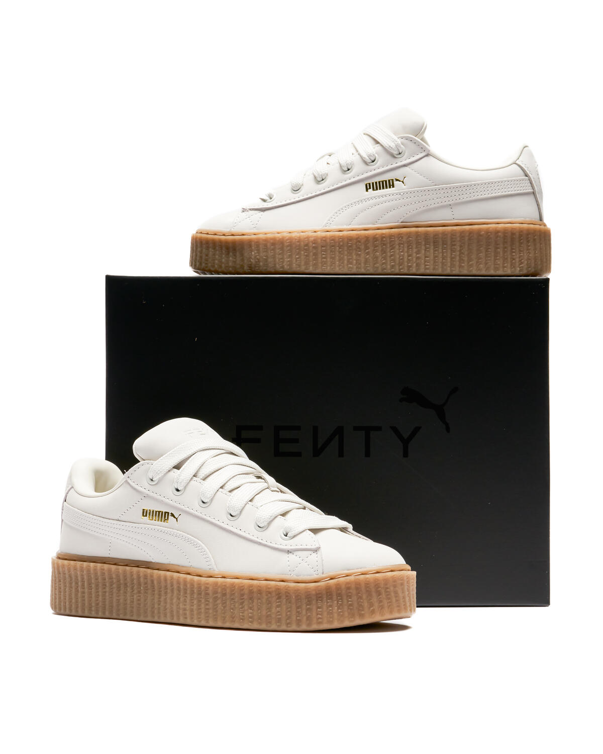 Puma Fenty Creeper Phatty 'Warm White / Gold - Gum' (Women's) - Image 6
