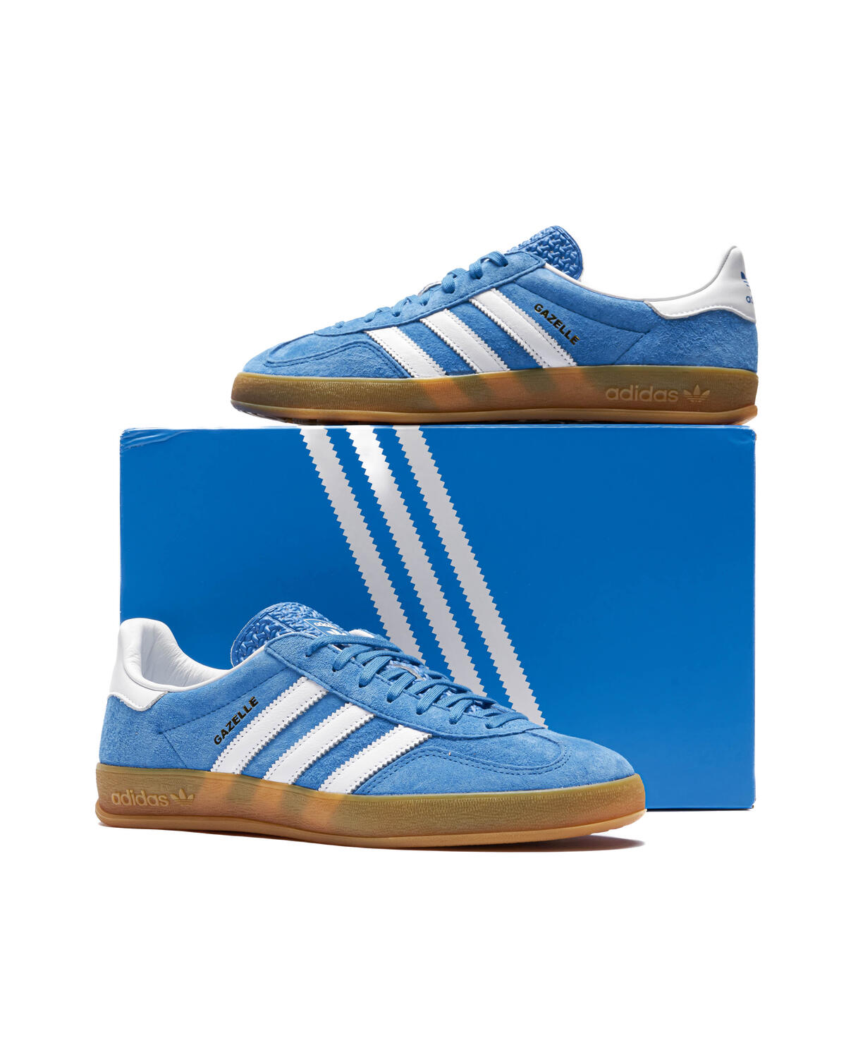 Adidas Gazelle Blue Bird/Cloud White (Women's) - Image 6