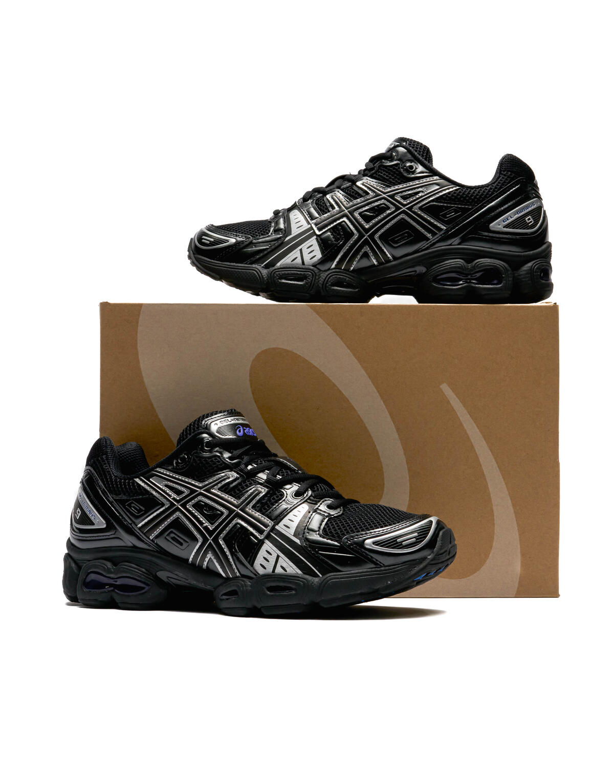 Asics Gel Nimbus 9 Black / Pure Silver - Image 6