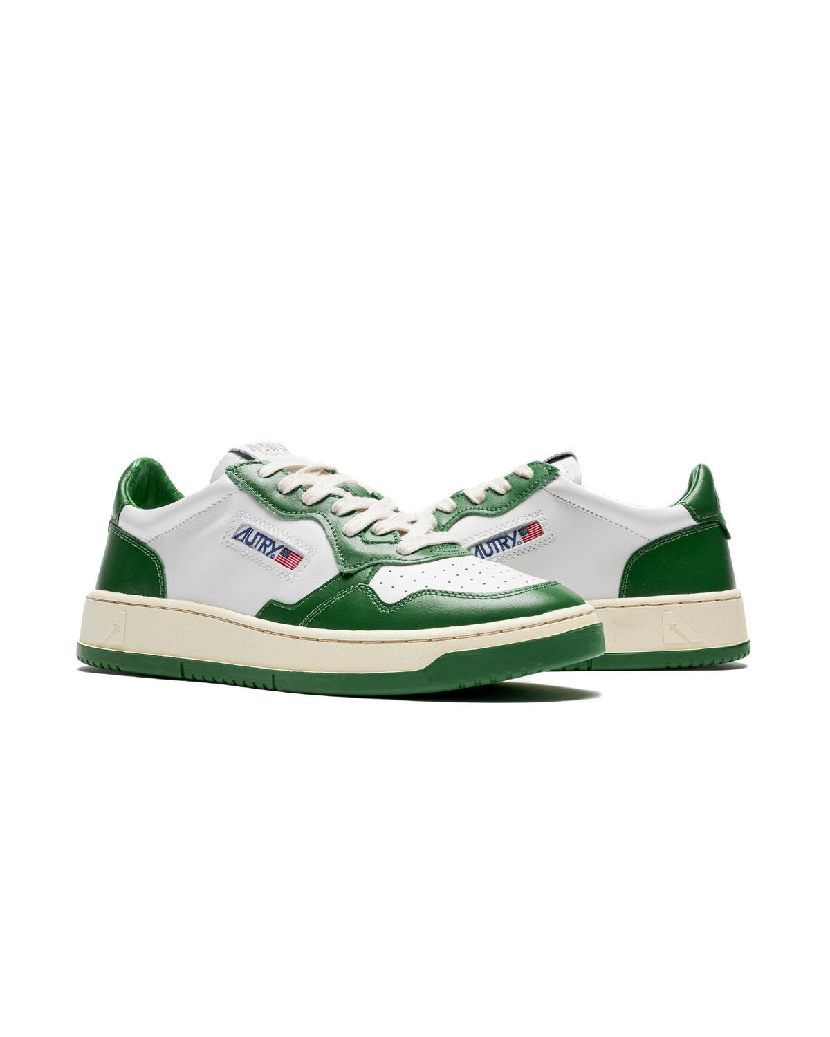 Autry Medalist Low Leat / White / Green - Image 11