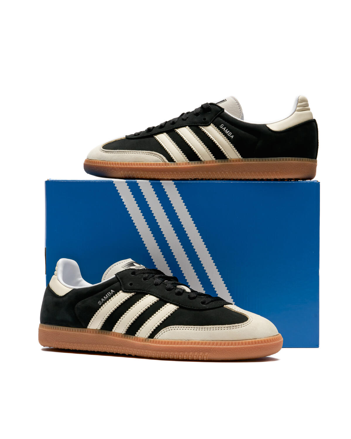 adidas Samba OG 'Core Black / Wonder White / Silver Metallic' (Women's) - Image 28