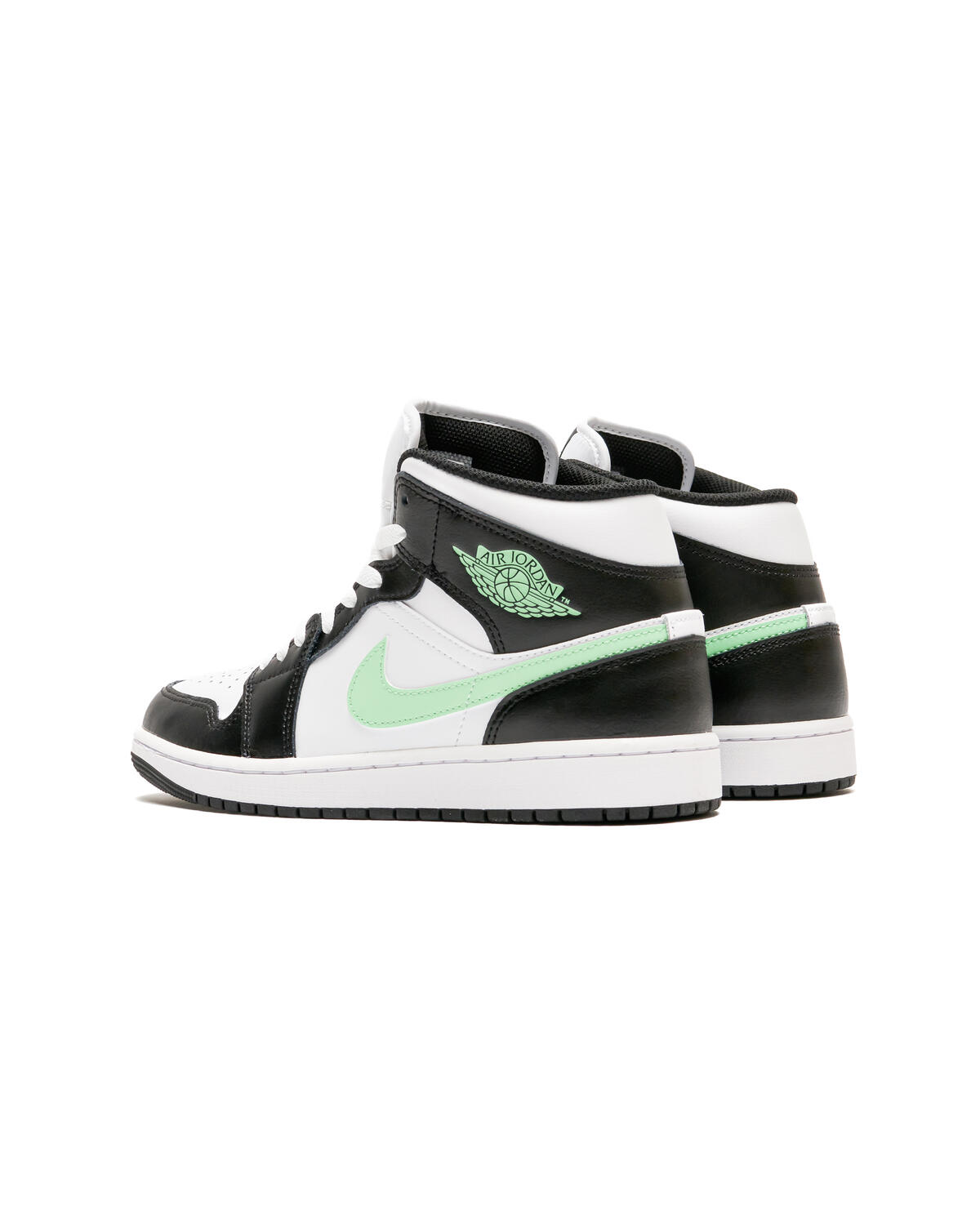 Air Jordan 1 Mid White / Green Glow / Black - Image 20