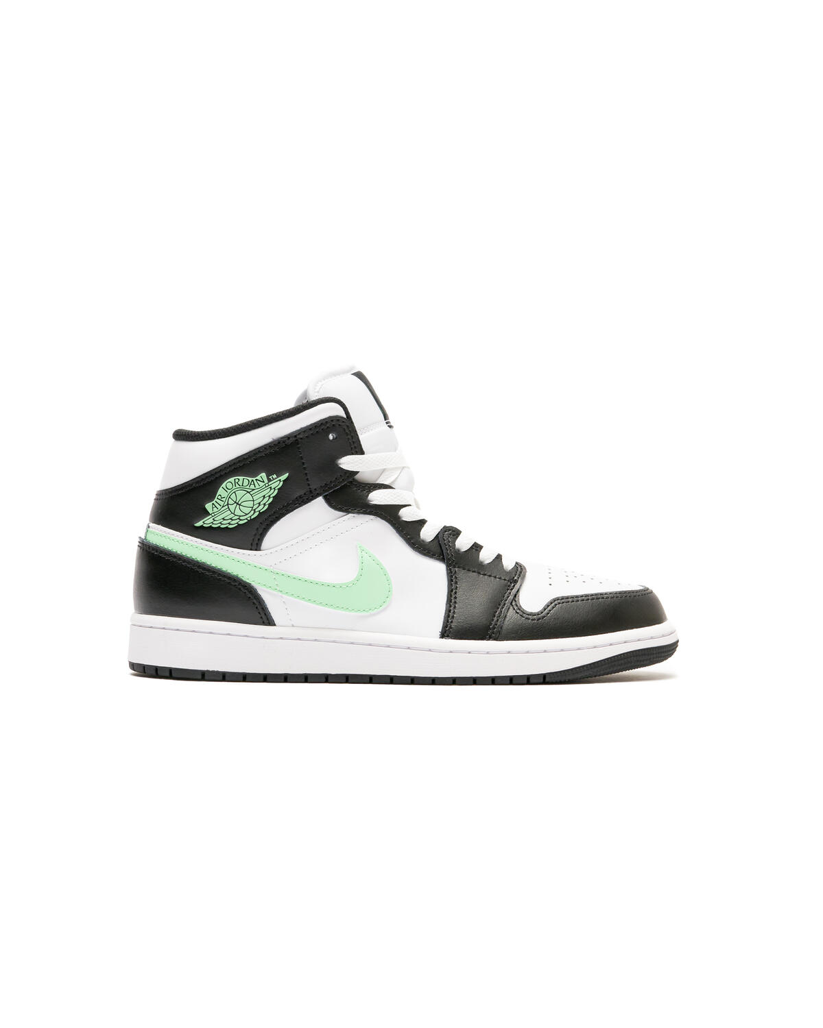 Air Jordan 1 Mid White / Green Glow / Black - Image 18
