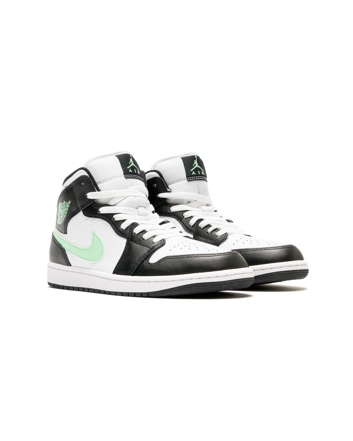 Air Jordan 1 Mid White / Green Glow / Black - Image 19