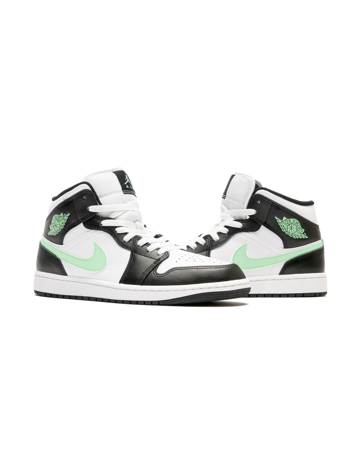 Air Jordan 1 Mid White / Green Glow / Black - Image 21