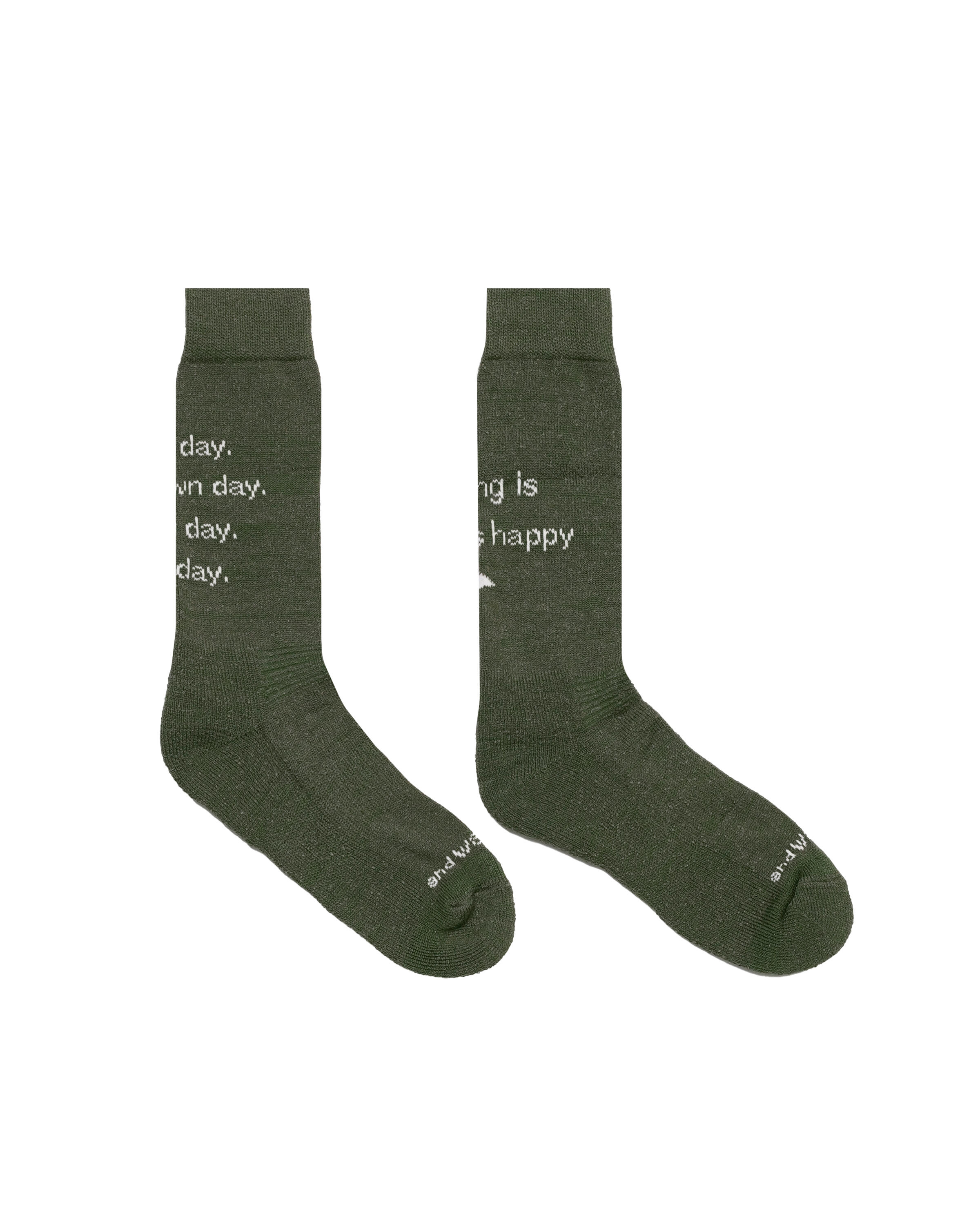 and wander PE/CO pile socks