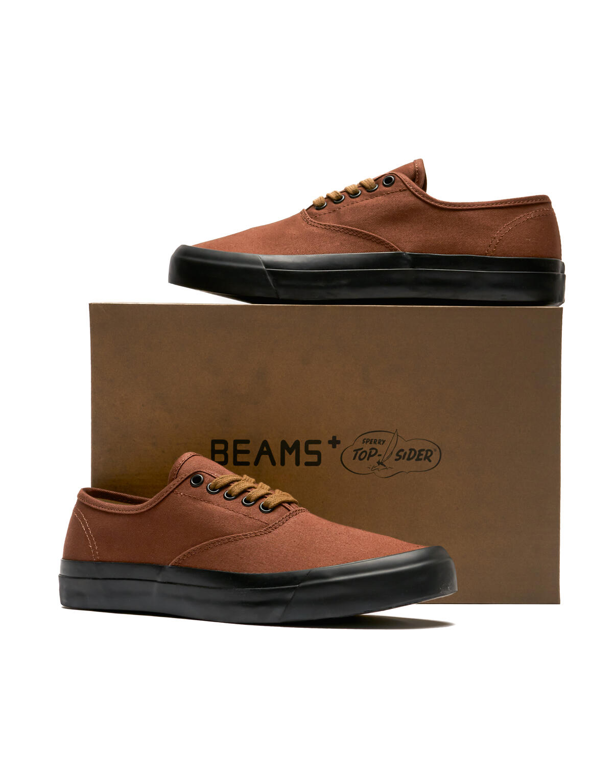 Scarpe Military in Cvo Sperry x Beams Plus marroni - Image 6