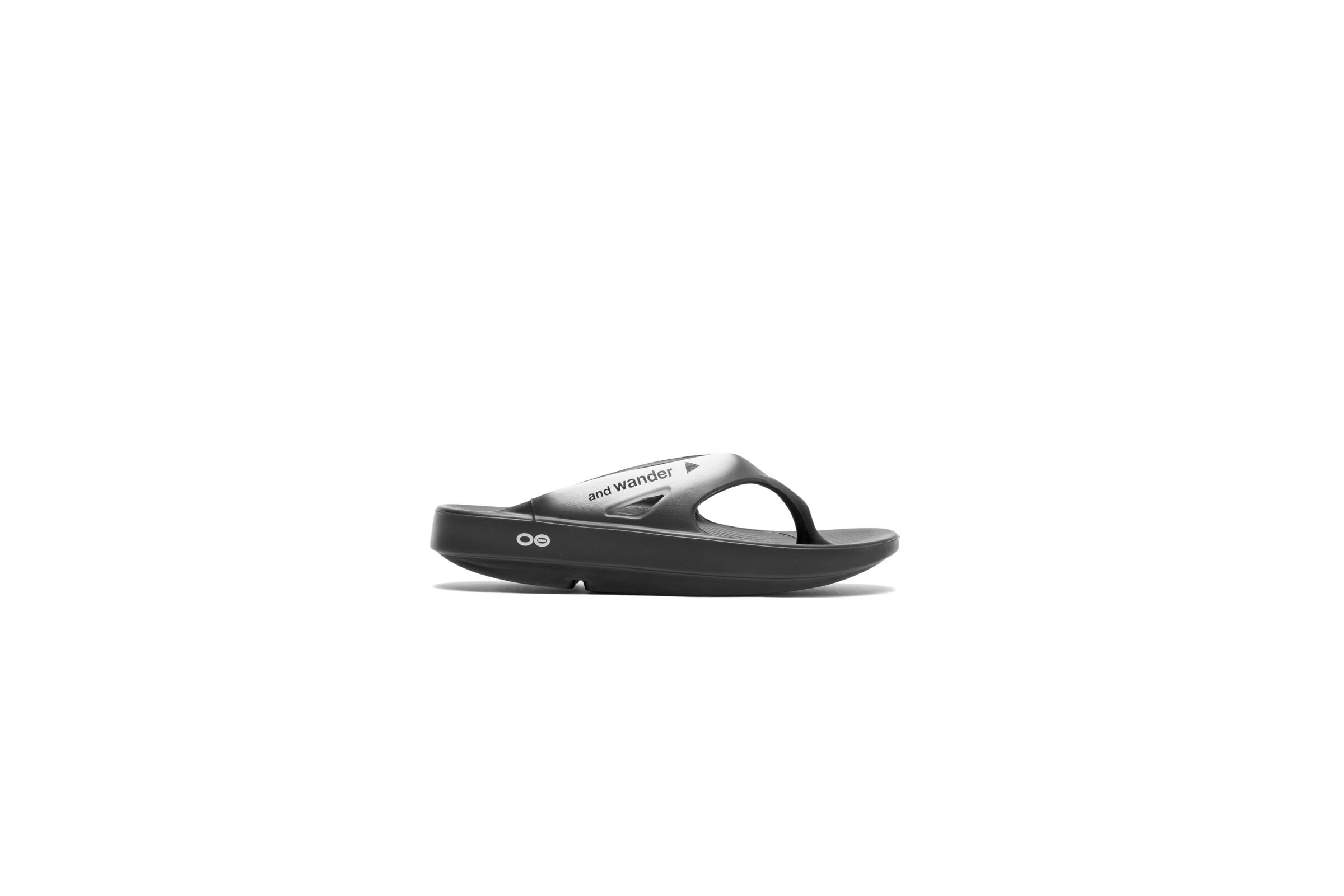 and wander x OOFOS ahh Recovery sandal