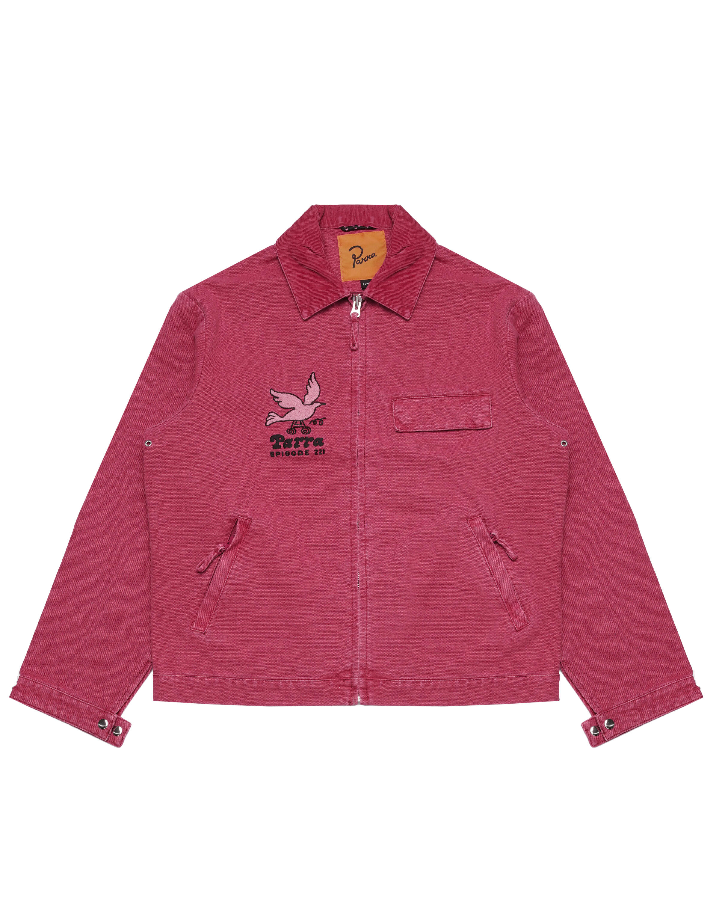 by Parra twilled bird wheel jacket